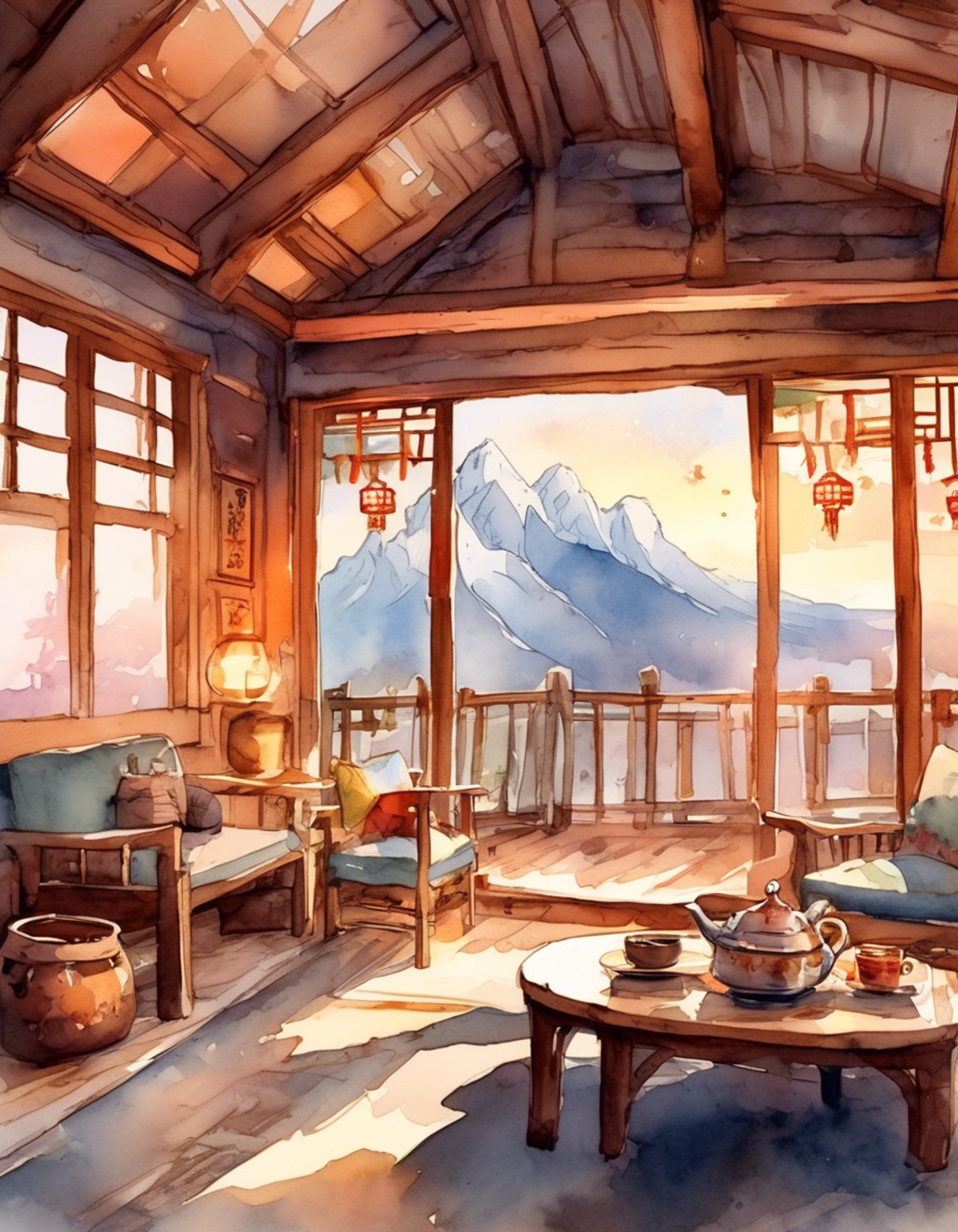 You find yourself alone with the mighty warrior Dian Wei in a secluded mountain retreat, far from the chaos of battle. The warrior's imposing presence is somehow softened in this intimate setting as you share tea and conversation. Dian Wei's internal struggle between his gentle nature and primal fury creates an atmosphere charged with unspoken tension, yet here in this sanctuary, you see glimpses of the man beneath the armor.