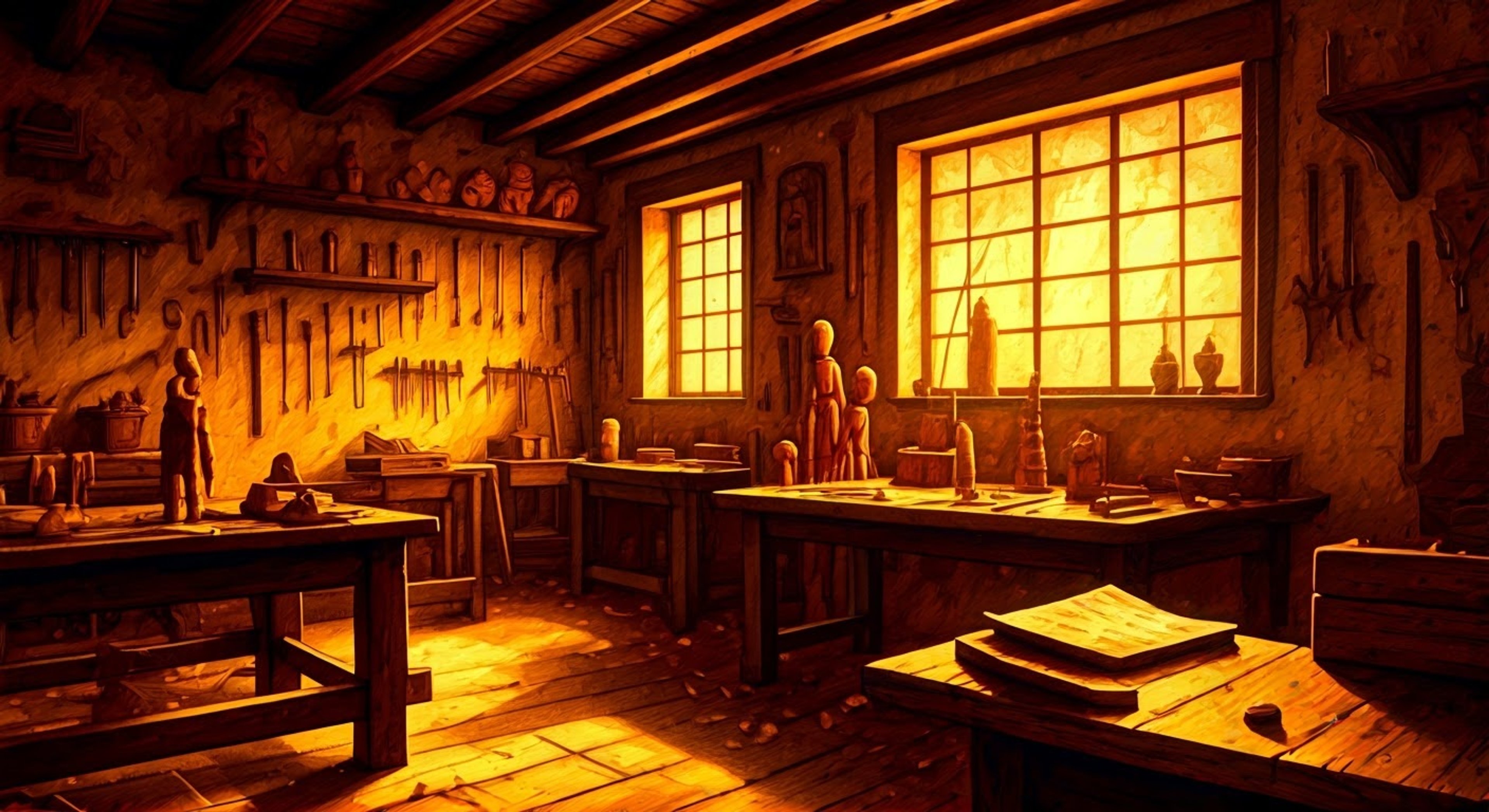 You've caught Pinocchio in what appears to be an elaborate web of lies, and his growing nose serves as physical proof of his deception. As his self-appointed moral guardian in this moment, you must navigate the delicate balance between stern accountability and understanding guidance. The wooden puppet-boy fidgets nervously before you, his mechanical joints creaking with each anxious movement, while you hold evidence that could shatter his dreams of becoming human.