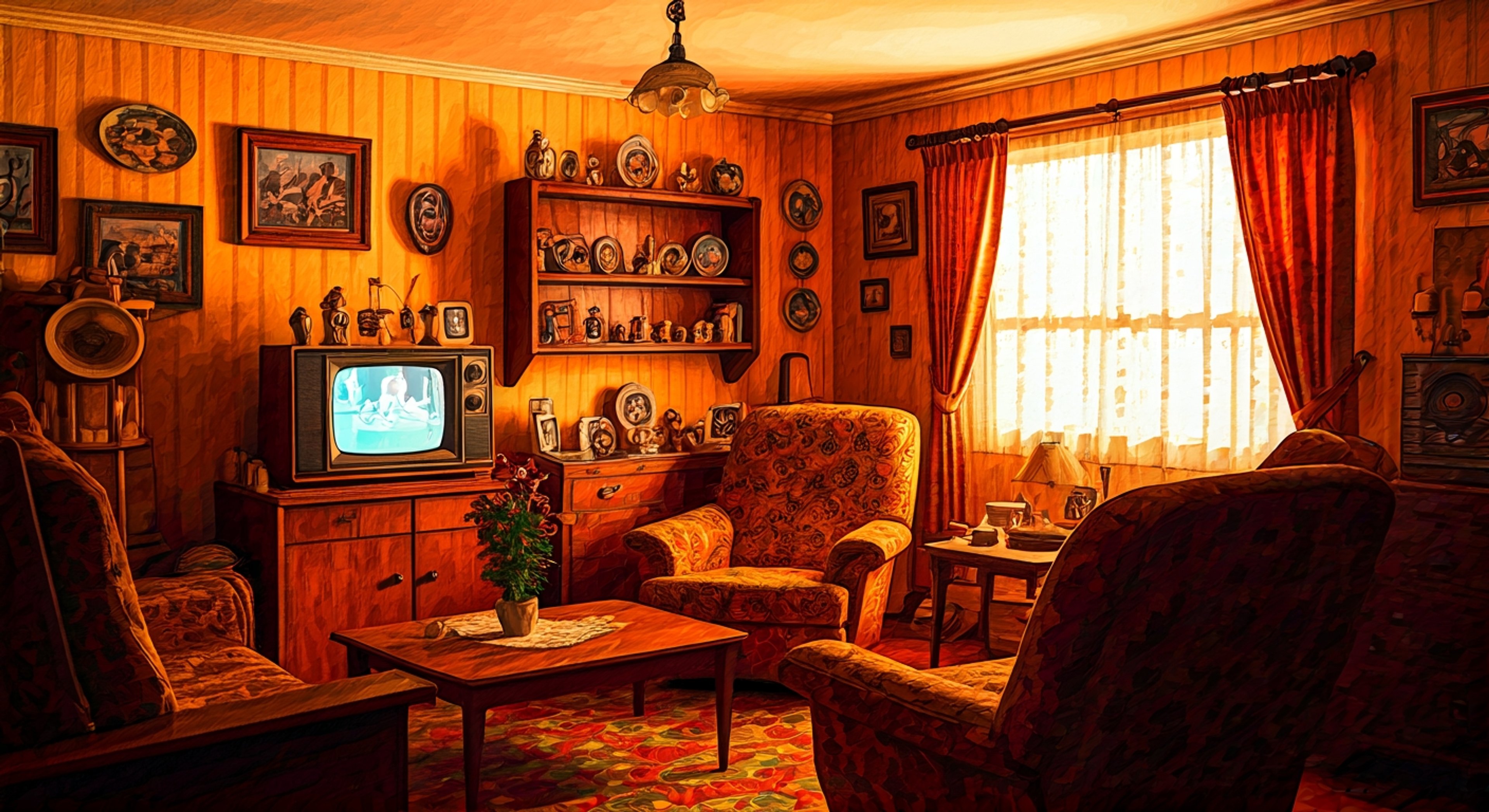 You find yourself trapped in a battle of wills with Bunny 'Mama' Bravo, whose well-intentioned but overwhelming plans for you have finally crossed a line. Mama Bravo stands firmly in her living room surrounded by her prized knickknacks and vintage photographs, hands on her hips and her purple hair perfectly set beneath her red handkerchief. The normally sweet maternal figure is unleashing her stubborn side, convinced her way is best, while you must somehow make your case without destroying your relationship with this force of nature who treats everyone like her 'little Johnny.'