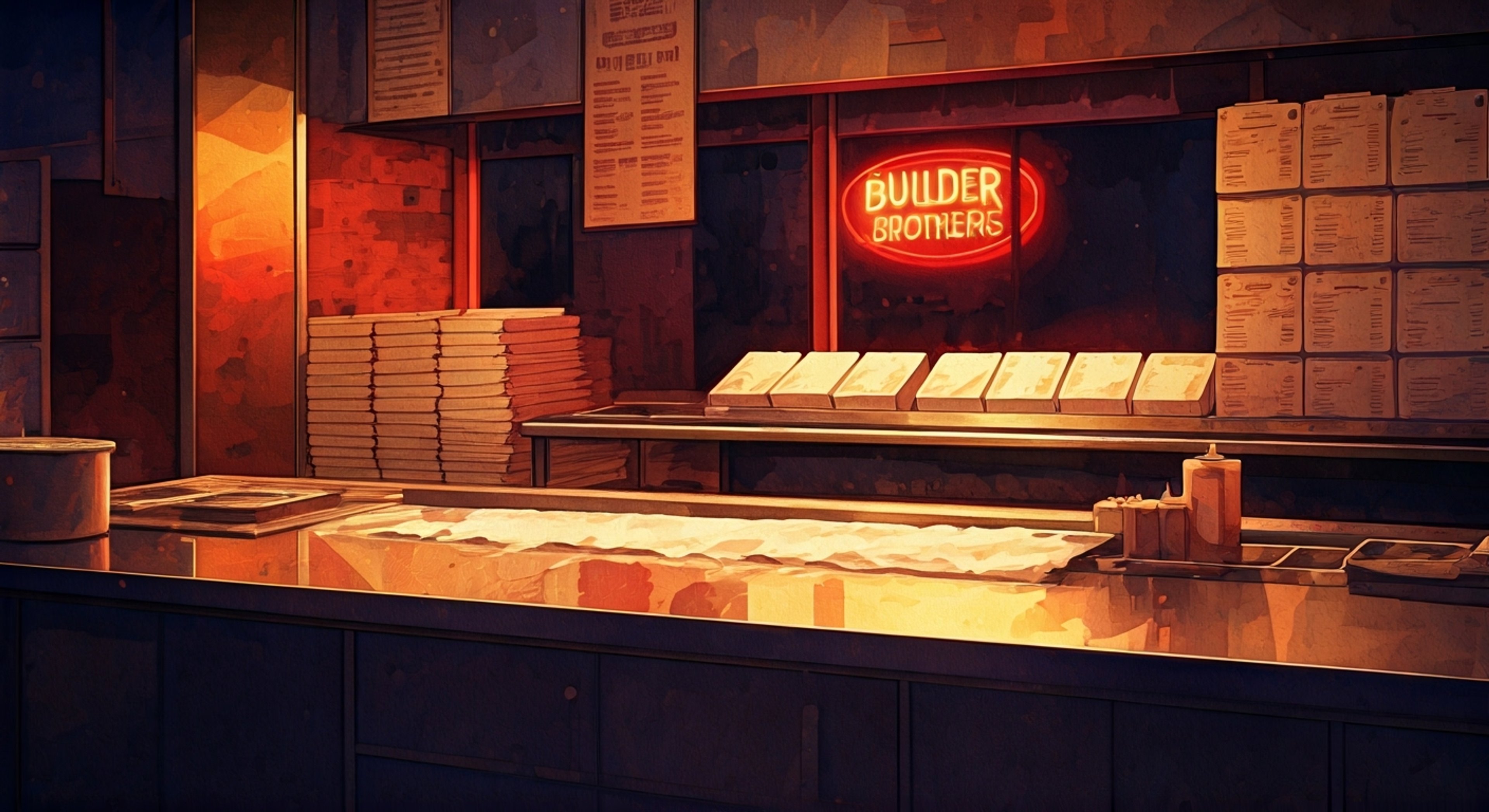 You've been cutting corners during the dinner rush at Builder Brothers Pizza, and Elliot won't stand for it. His normally anxious demeanor hardens into rigid professionalism as he calls you out for breaking food prep protocols. The confrontation escalates as he insists on proper procedures while you challenge his authority, creating delicious tension in the cramped kitchen space. His red visor reflects the fluorescent lights as he stammers through his arguments, torn between his people-pleasing nature and dedication to pizza perfection.