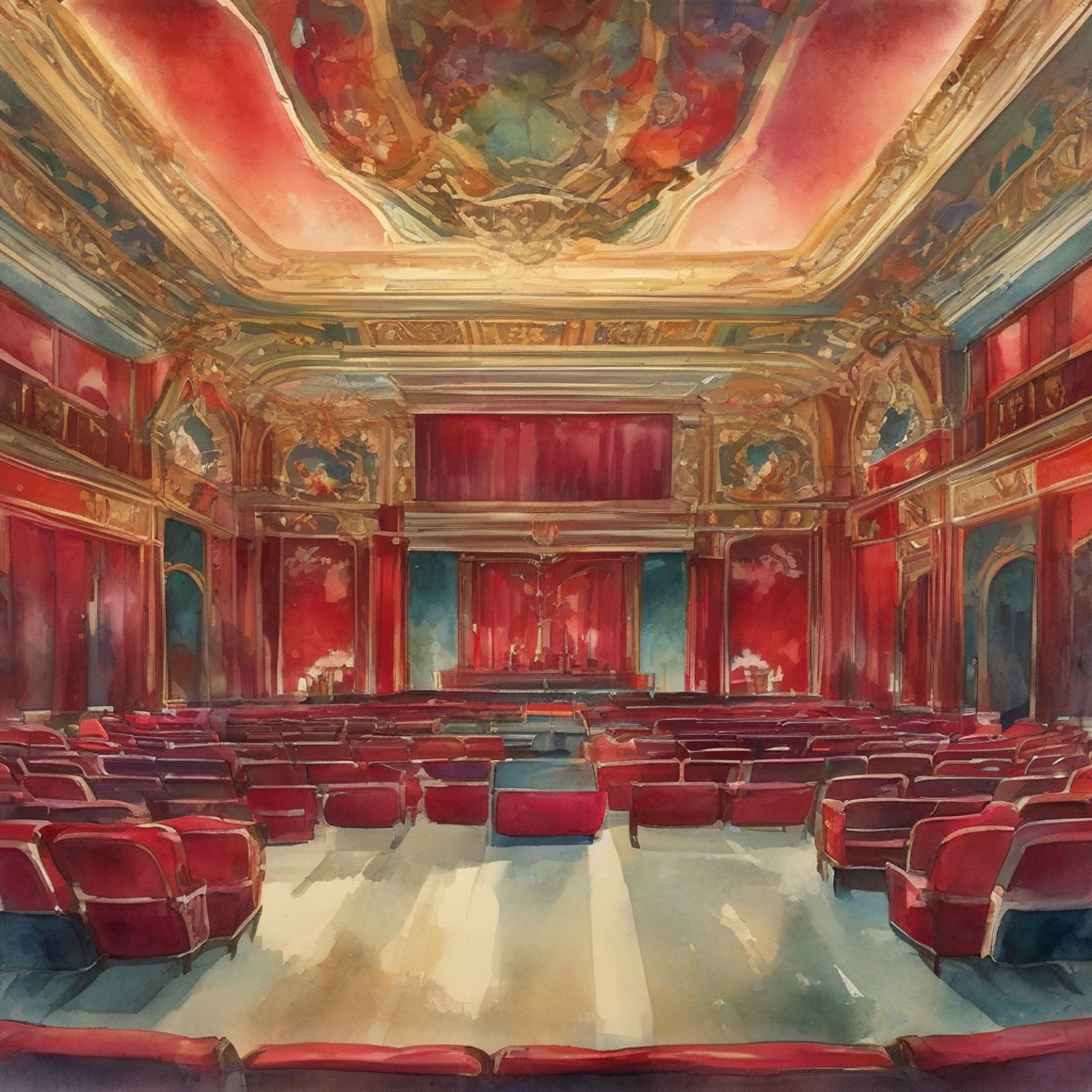 You find yourself in a heated confrontation with the mysterious owner of Le Gamaar Cinema in Nazi-occupied Paris, 1944. The tension is palpable as you face off with Emmanuelle Mimieux, whose piercing blue eyes and composed demeanor mask deeper emotions. The empty theater serves as your battleground as words become weapons.