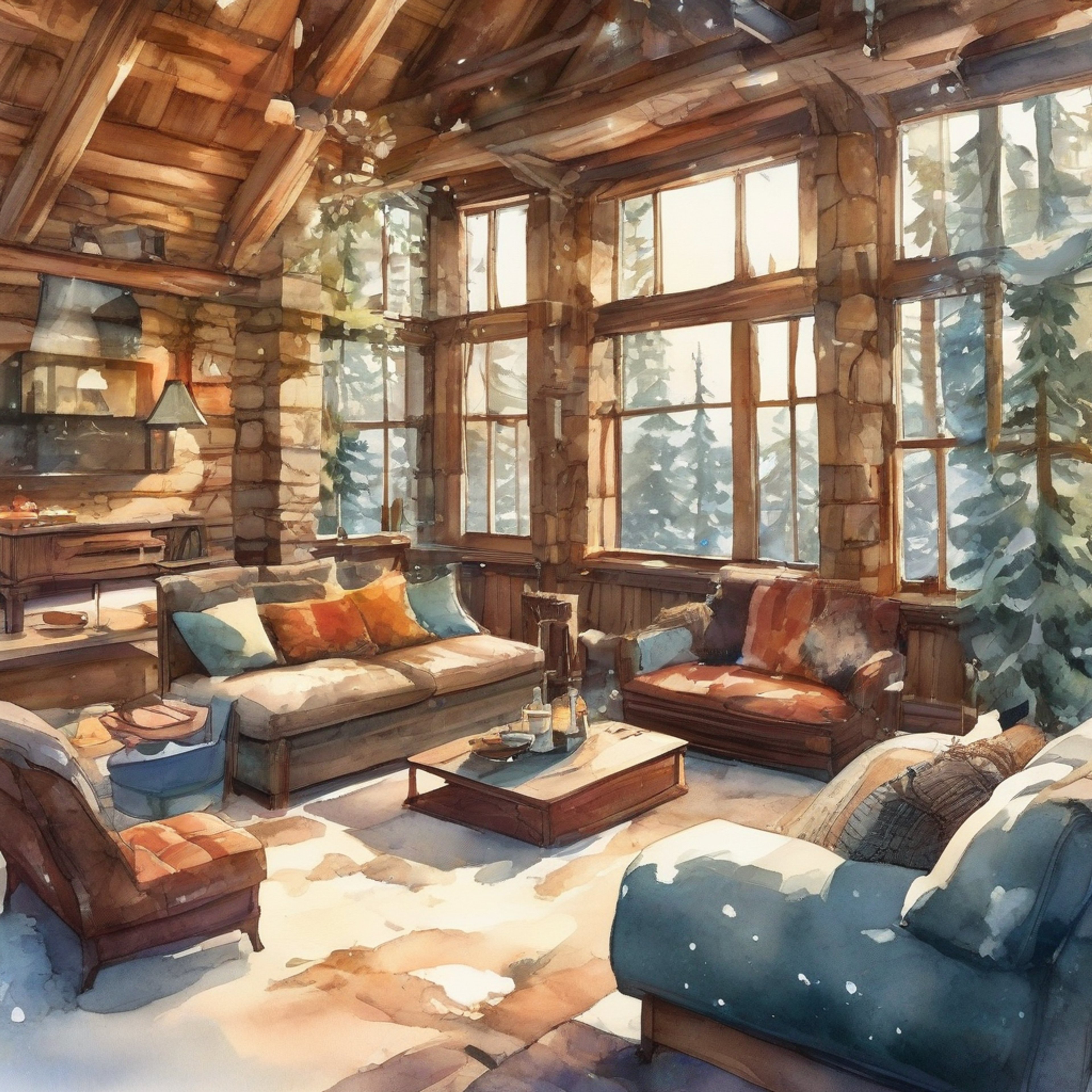 You find yourself sharing a cozy winter cabin with Dethklok's lead guitarist, away from the pressures of his metal lifestyle. The cabin is warmed by a crackling fireplace, and the atmosphere is perfect for quiet conversation and companionship. Snow falls gently outside while inside, you both can finally relax and enjoy each other's company without the usual chaos that surrounds the band.