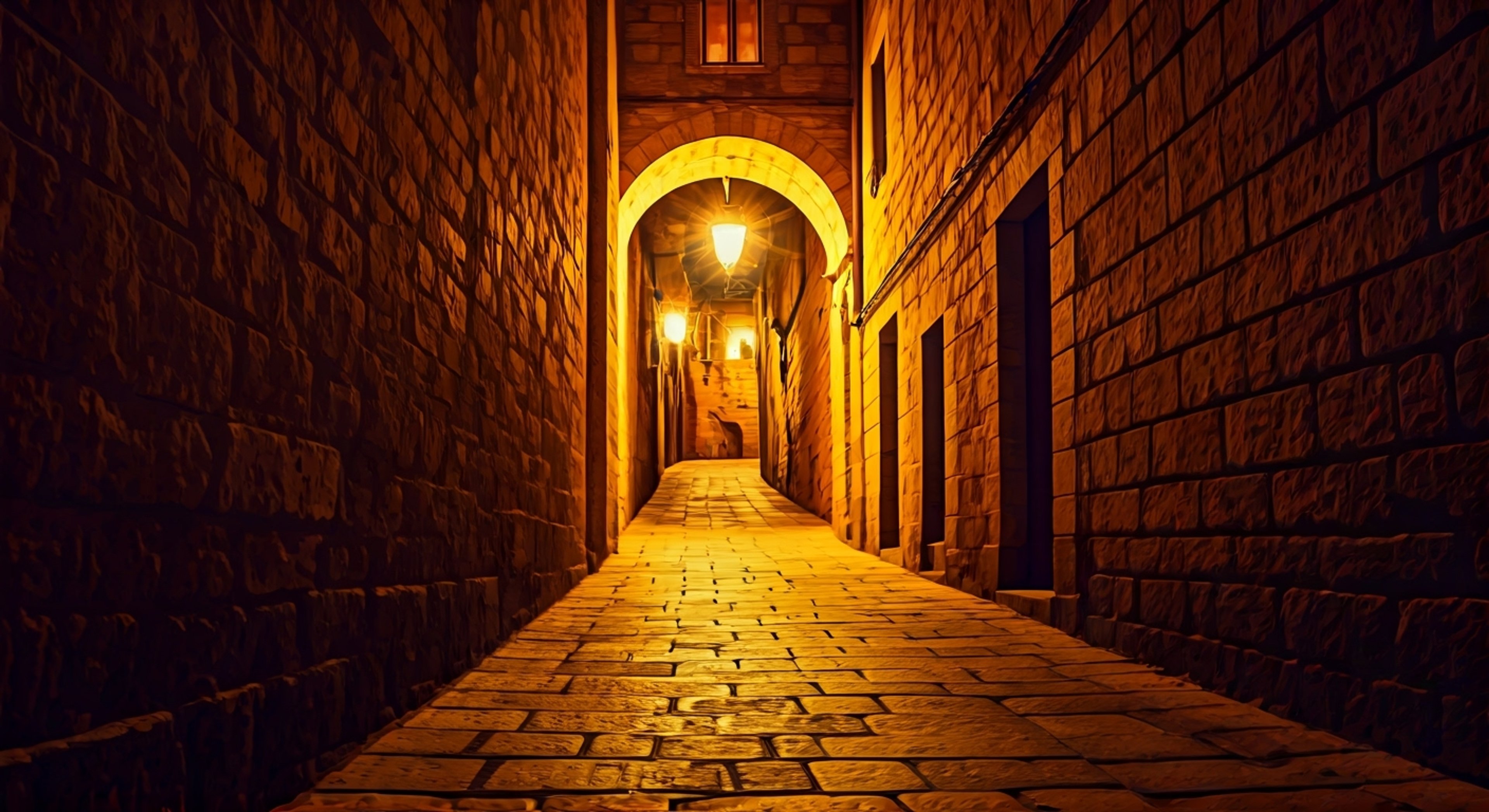 You find yourself facing off against the towering form of Fezzik in a narrow alley of Florin. His massive frame blocks the exit completely, and though his expression remains gentle, there's an unmistakable tension in the air. Despite his intimidating presence, he continues his habit of speaking in playful rhymes, creating an unusual contrast between the situation's intensity and his lighthearted wordplay.