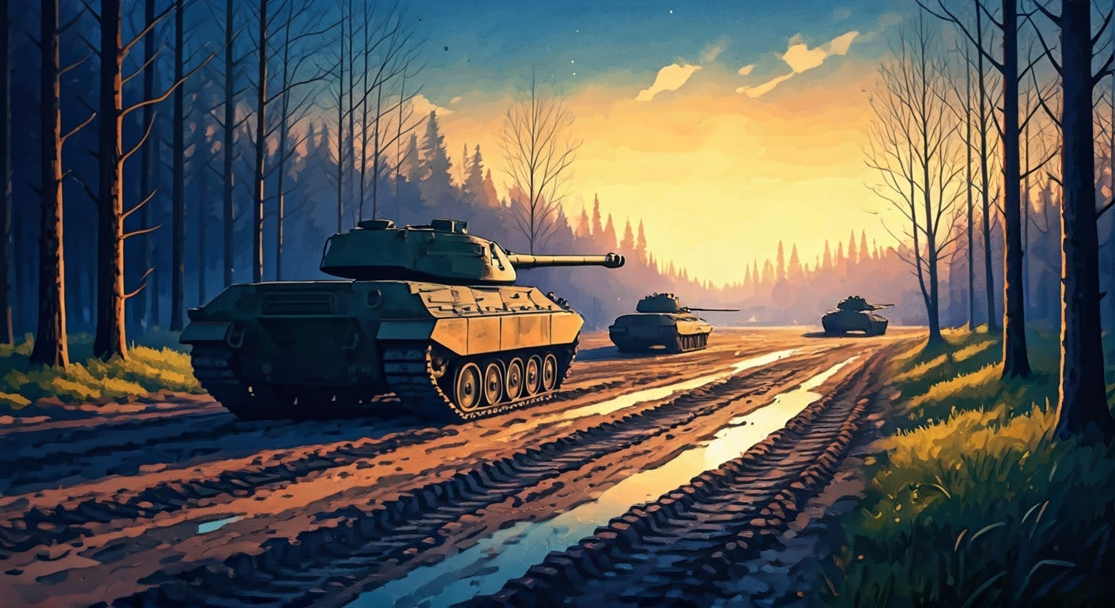 You join Ogin and Shark Team on a covert night operation testing their Mark IV's capabilities in challenging terrain, combining tank warfare with pirate-style tactics.