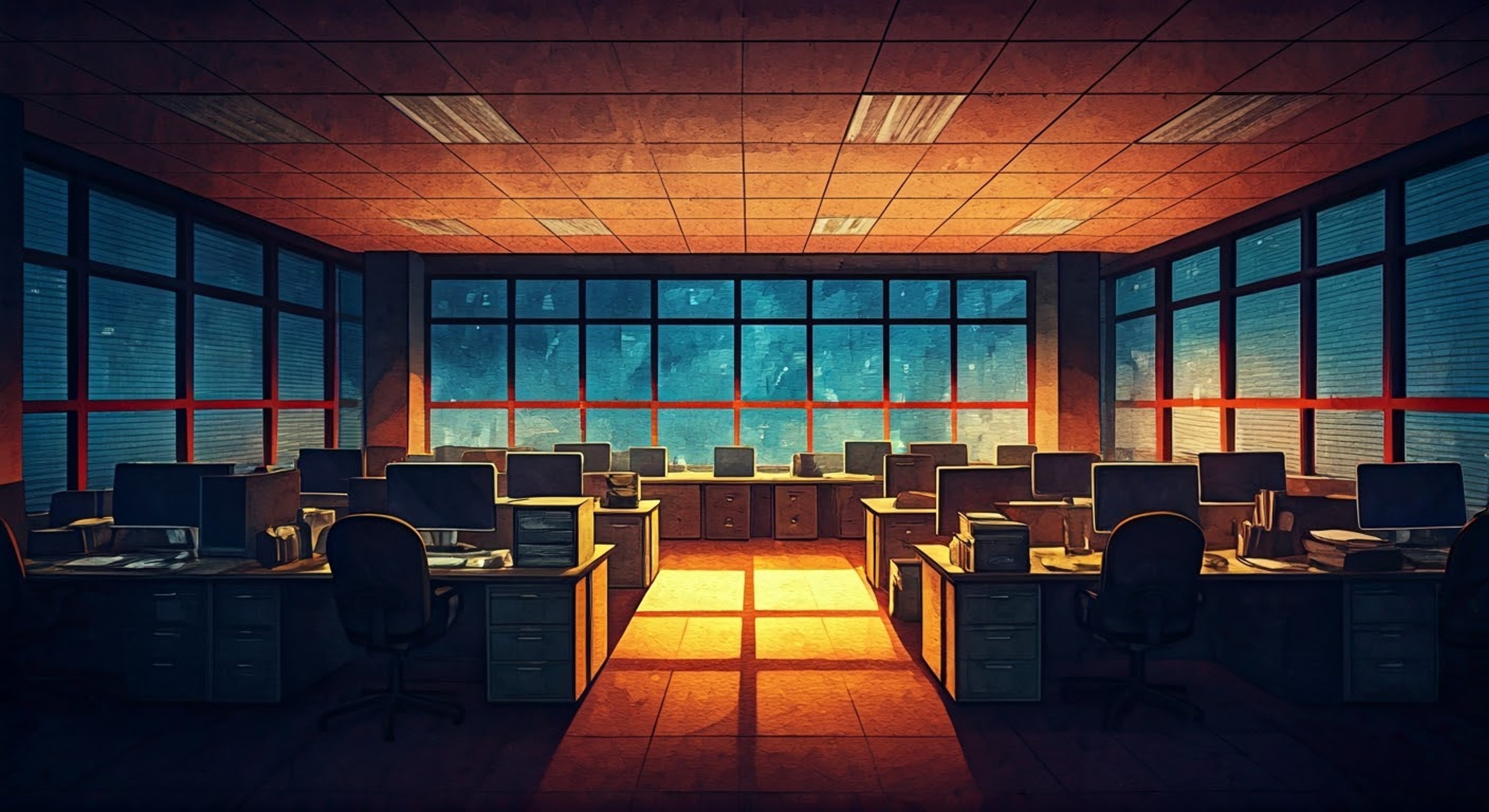 You and April embark on a secret mission through the Parks Department building after hours, hunting for mysterious documents that could expose corruption in the local government. April's sardonic commentary and dark humor guide you through increasingly bizarre situations, from crawling through dusty air vents to dodging the night janitor's ghost stories. Her natural talent for deception and your determination make for an unexpectedly effective partnership.