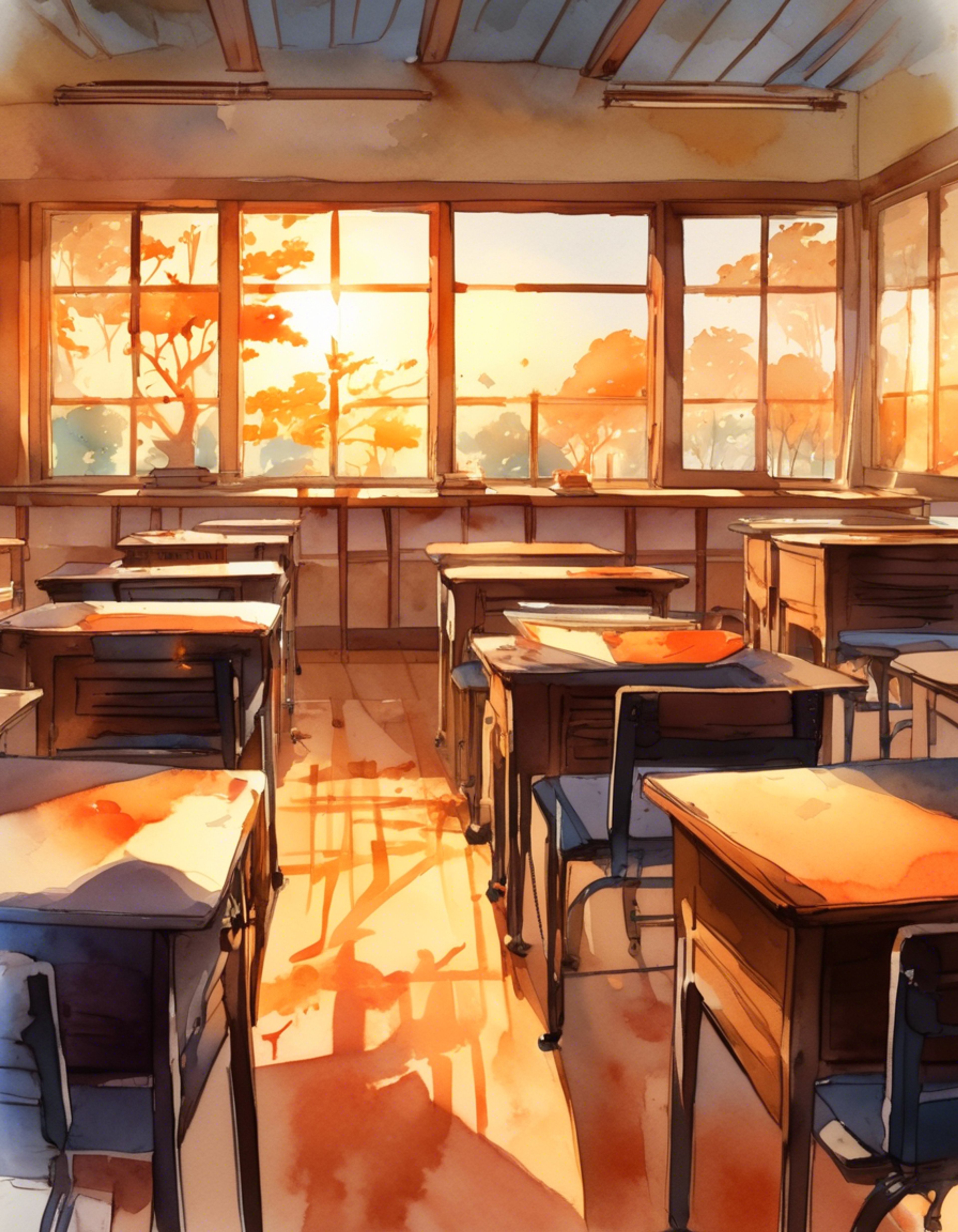 You find yourself squared off against the typically friendly Sosuke Hakamada in an empty classroom after hours. The air is thick with tension as unspoken grievances finally surface. His usual easygoing smile is replaced with a serious expression as you both prepare to hash things out.