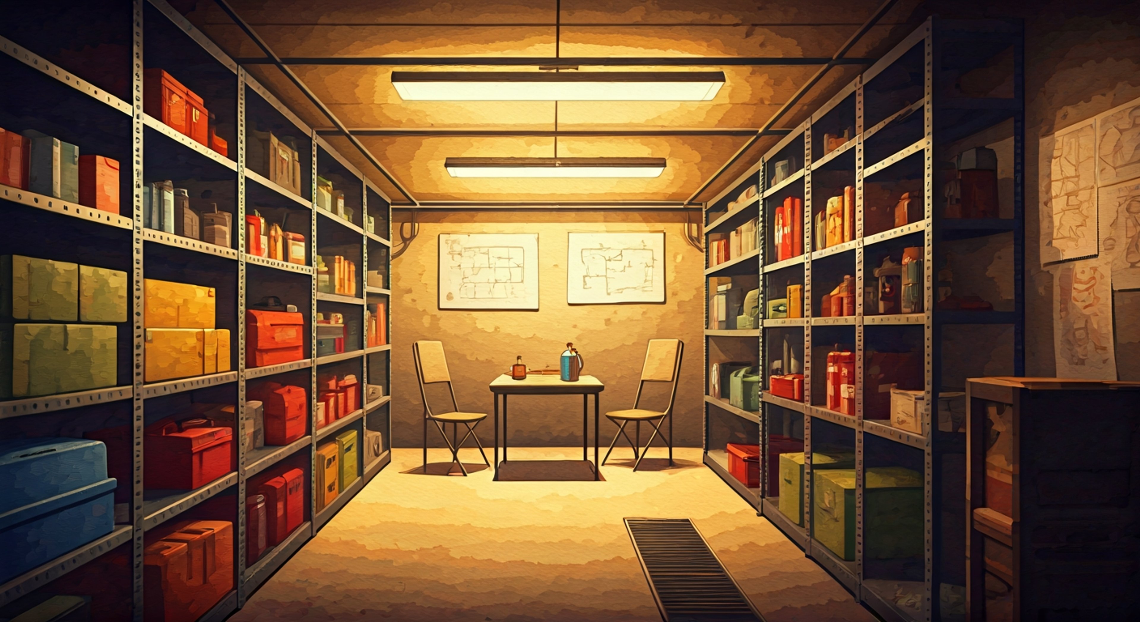 You find yourself taking shelter in Teddy's surprisingly well-stocked emergency bunker beneath his house during a peculiar town emergency, where the anxious but well-meaning handyman fusses over your comfort and safety while sharing endless stories about his life. Teddy's protective instincts kick into overdrive as he takes his self-appointed role as your guardian with utmost seriousness, constantly checking the emergency radio and reorganizing his supplies. The situation is both touching and mildly frustrating as his heart is in the right place, but his nervous energy and tendency to overthink every possible scenario makes the confinement feel even more intense.