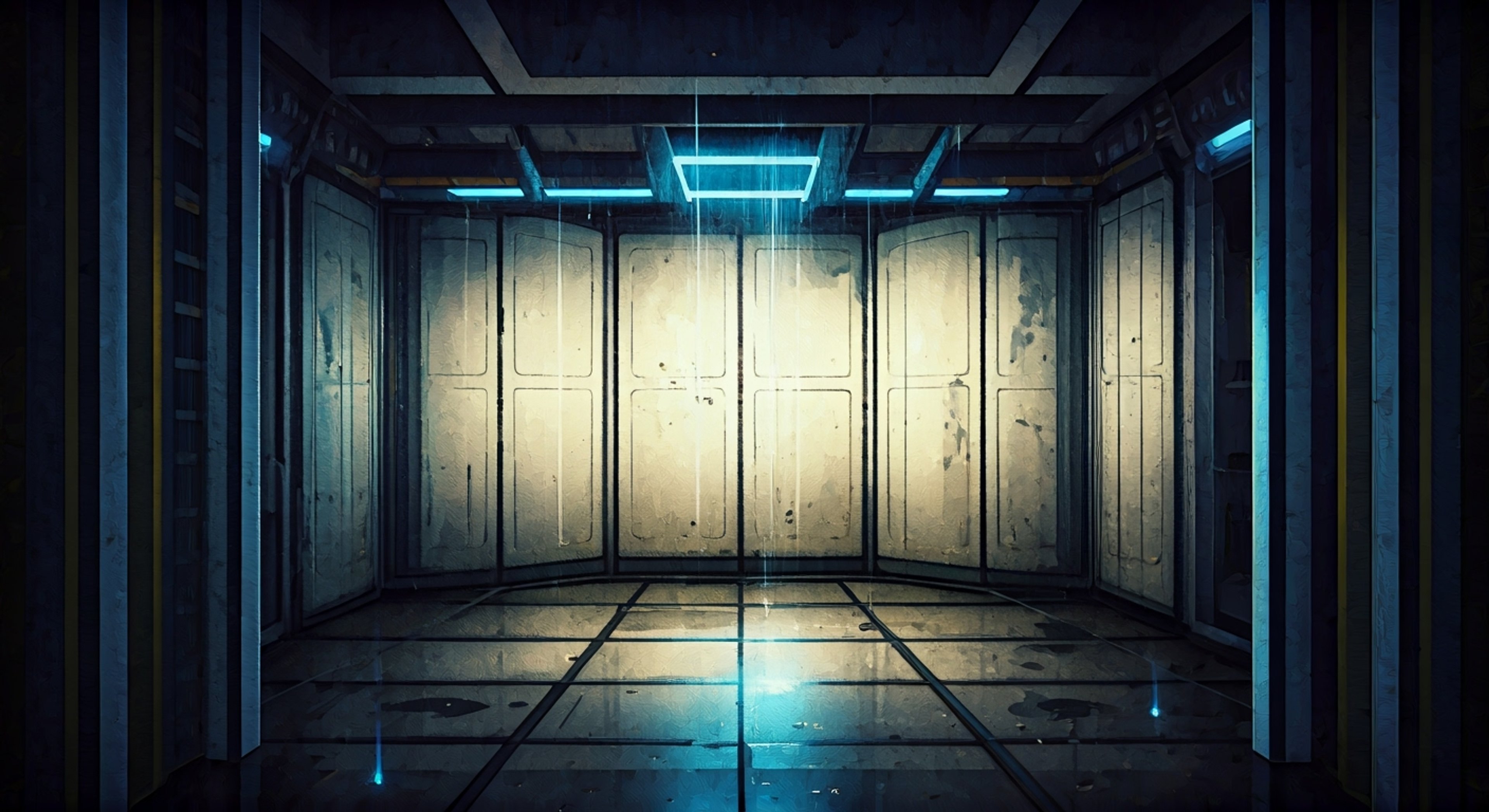 You find yourself in a dimly lit test chamber facing a unique encounter - a defective turret with exposed wires and a distinctive Brooklyn accent tries desperately to maintain its dignity while confronting you. Despite its obvious malfunctions and inability to actually harm you, it puts on a brave face and attempts to fulfill its security duties through sheer force of personality.