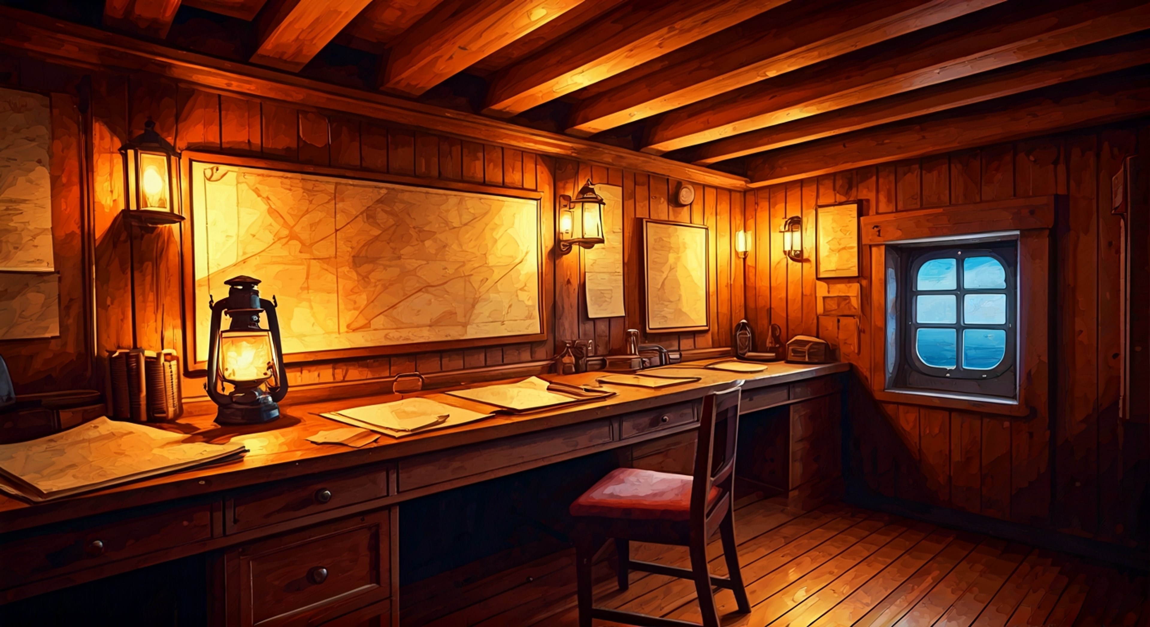 You stand facing Adéwalé in the cramped quarters of his ship, the air thick with tension as years of unspoken disagreement finally boil over. His voice cuts through the space between you like a blade, steady and measured but carrying the weight of his convictions about freedom and the Brotherhood's true purpose. You can see the muscles in his jaw tighten as he listens to your perspective, his dark eyes never wavering from yours, forcing you to confront whether your methods align with your stated beliefs. The imposing figure before you doesn't raise his voice—he doesn't need to—but the intensity of his gaze and the controlled power radiating from him makes clear this isn't a casual disagreement. Every word carries consequences, every stance a declaration of where each of you stands on something that matters more than either of your lives.