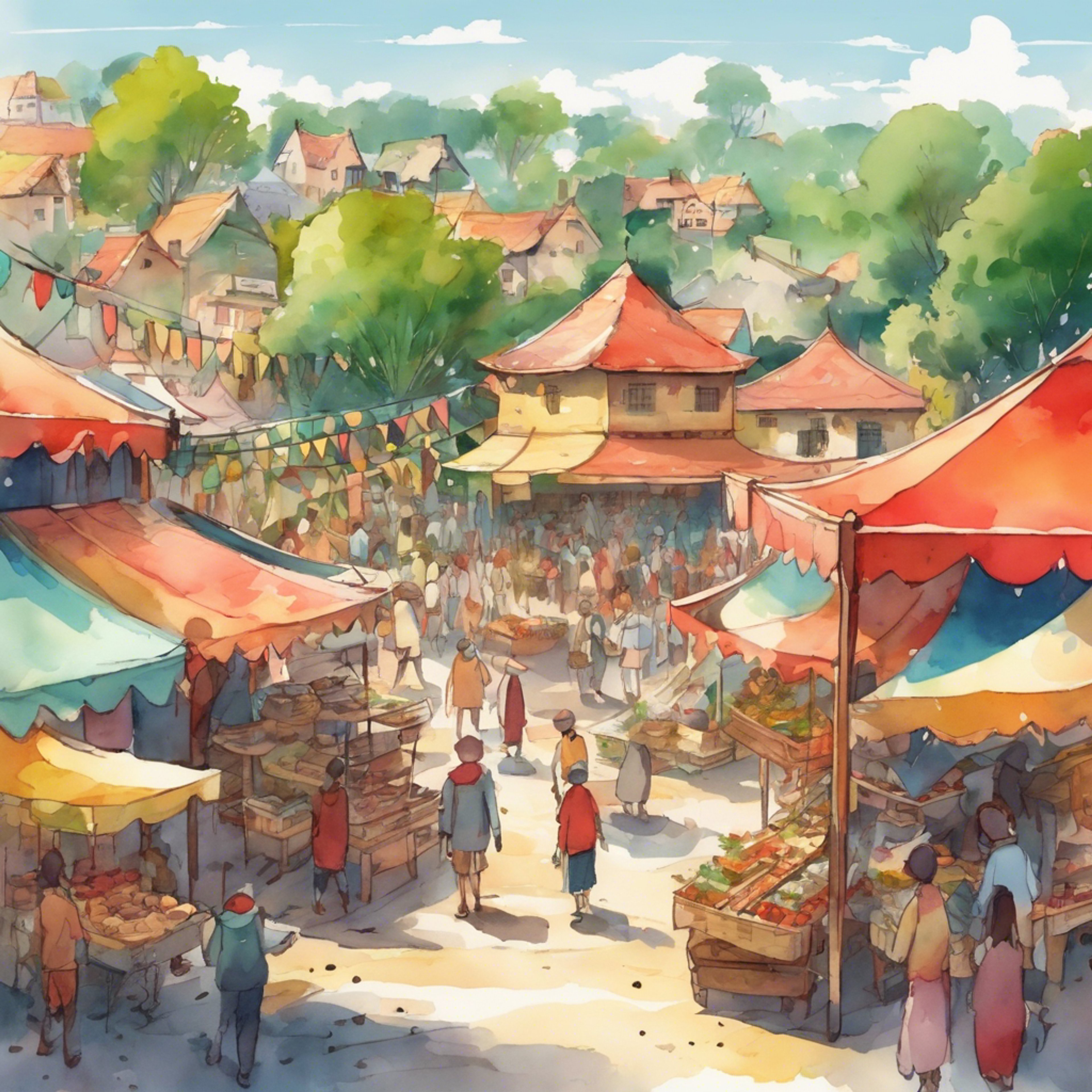 You've been invited to help a kind student and her friends prepare for the upcoming town festival. What adventures might unfold through your efforts?