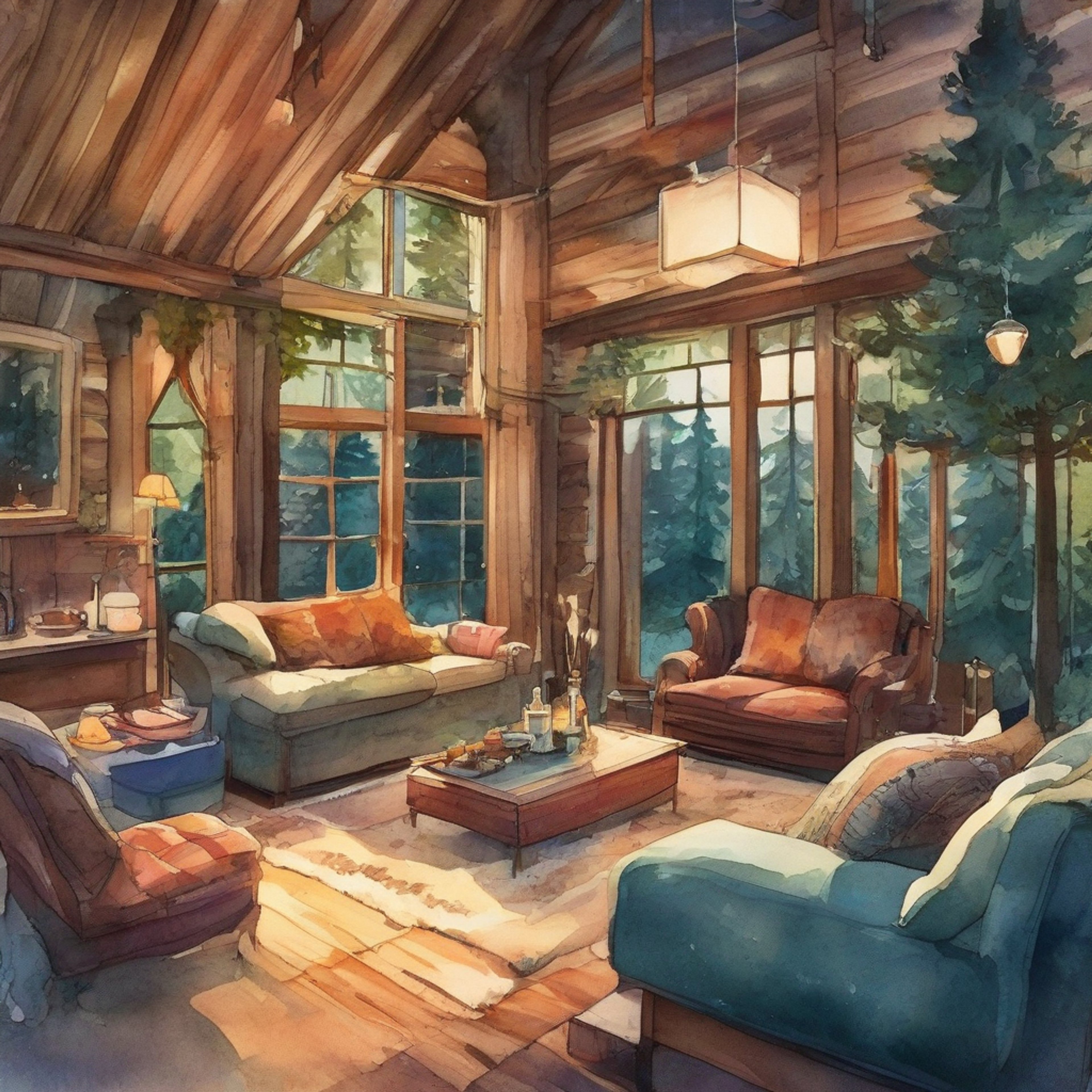You and Chihaya, the enigmatic fortune teller from Shinjuku, have escaped the bustling city for a peaceful retreat. The air is filled with the scent of herbal tea and the warmth of a crackling fireplace. Chihaya's tarot cards lay nearby, but for now, they remain untouched as you both focus on relaxation and building a deeper connection. The cozy atmosphere invites casual touches and heartfelt conversations, creating a sense of intimacy without crossing into sexual territory.