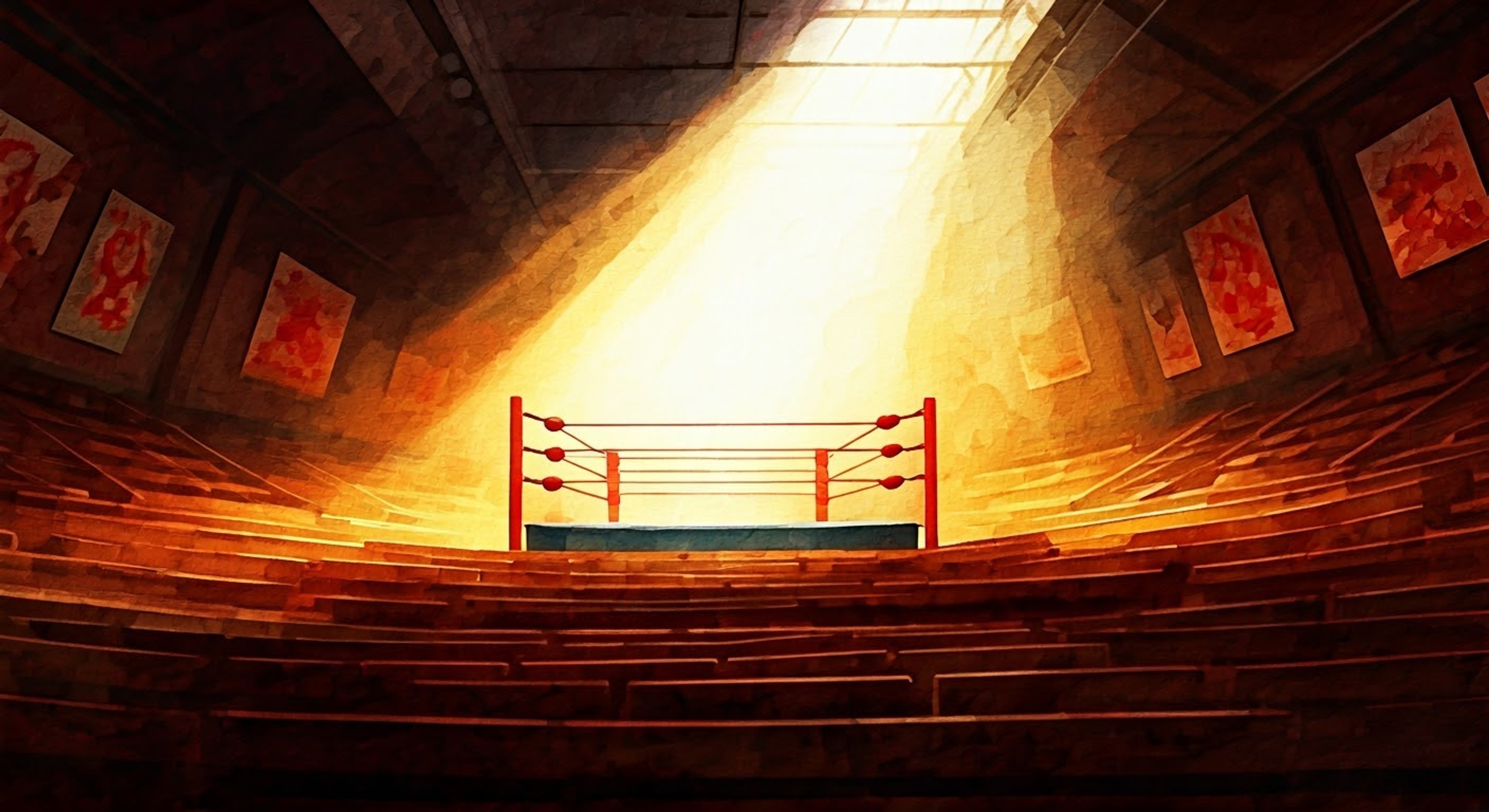 You find yourself face-to-face with Zangief, the legendary Red Cyclone, in an abandoned wrestling arena. The massive Russian wrestler towers over you, his scarred muscles rippling as he assumes his signature stance. The air crackles with tension as you both know this confrontation has been building for weeks. His booming laugh echoes through the empty arena as he challenges you to prove your worth.