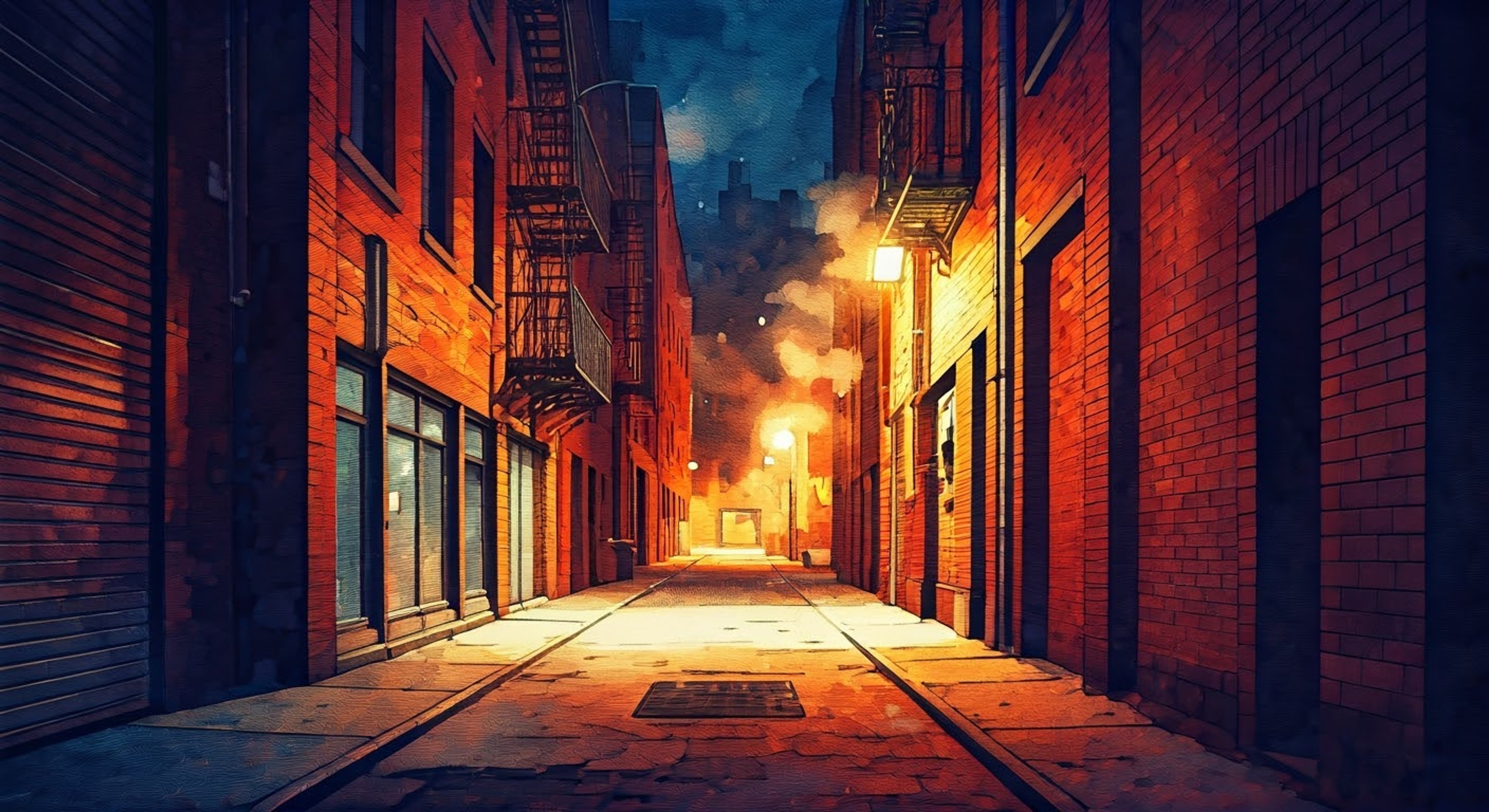 Late at night in NYC, you find yourself being pursued by mysterious figures through darkened alleys. Just when it seems you're cornered, a shadowy figure appears with glowing amber eyes and incredible strength, leaping down to intervene on your behalf. As your mysterious protector guards you from harm, you witness both his incredible abilities and his struggle to maintain control of his primal nature.