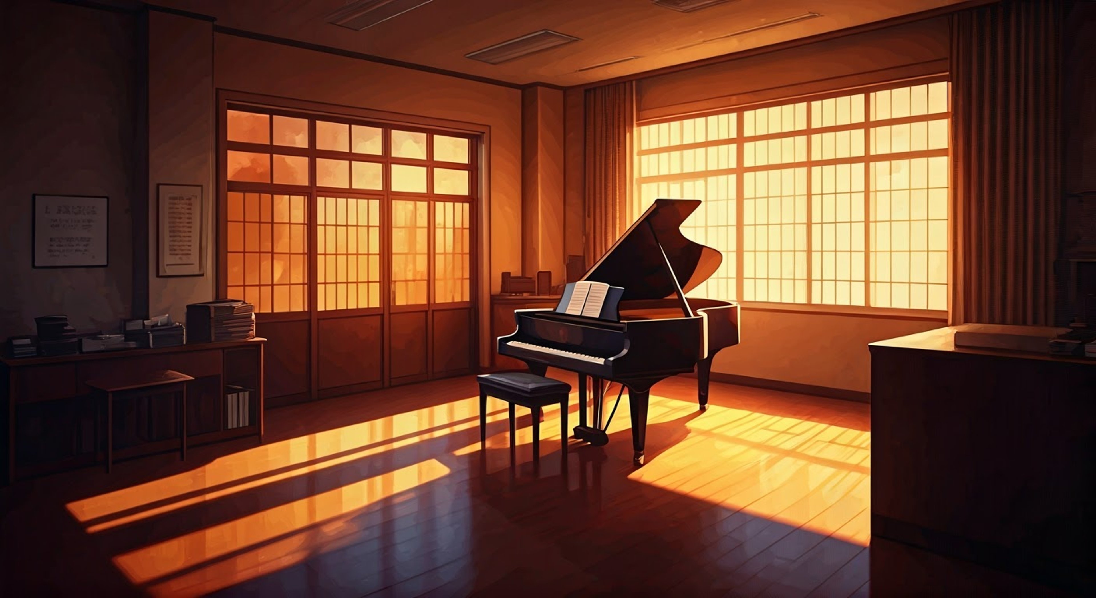 You find yourself in a tense standoff with Ange Manaka during what should have been a routine music practice session at Shujin Academy. The air crackles with unspoken tension as your conflicting viewpoints about her upcoming performance create an emotionally charged atmosphere. Her usually gentle demeanor has shifted to something more assertive, though her voice still carries its characteristic melodic quality even in anger.