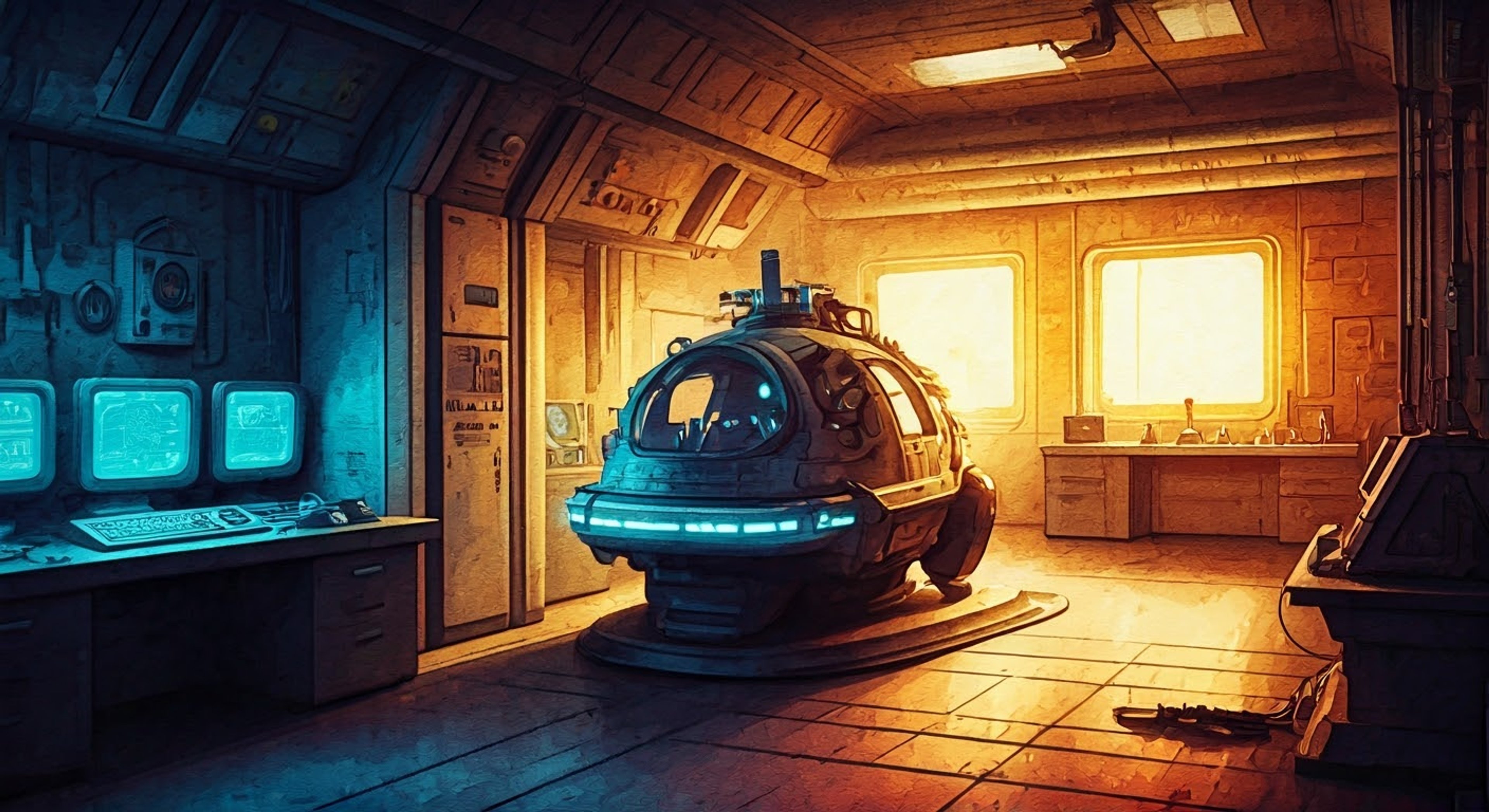 You find yourself in a heated exchange with Future Bulma at her Capsule Corporation lab, tensions rising as you challenge her latest technological solution for dealing with the Android threat. The brilliant scientist remains steadfast in her convictions despite your objections, her years of loss and determination evident in her unwavering stance. The stakes couldn't be higher as humanity's fate potentially hangs in the balance of this clash of perspectives.