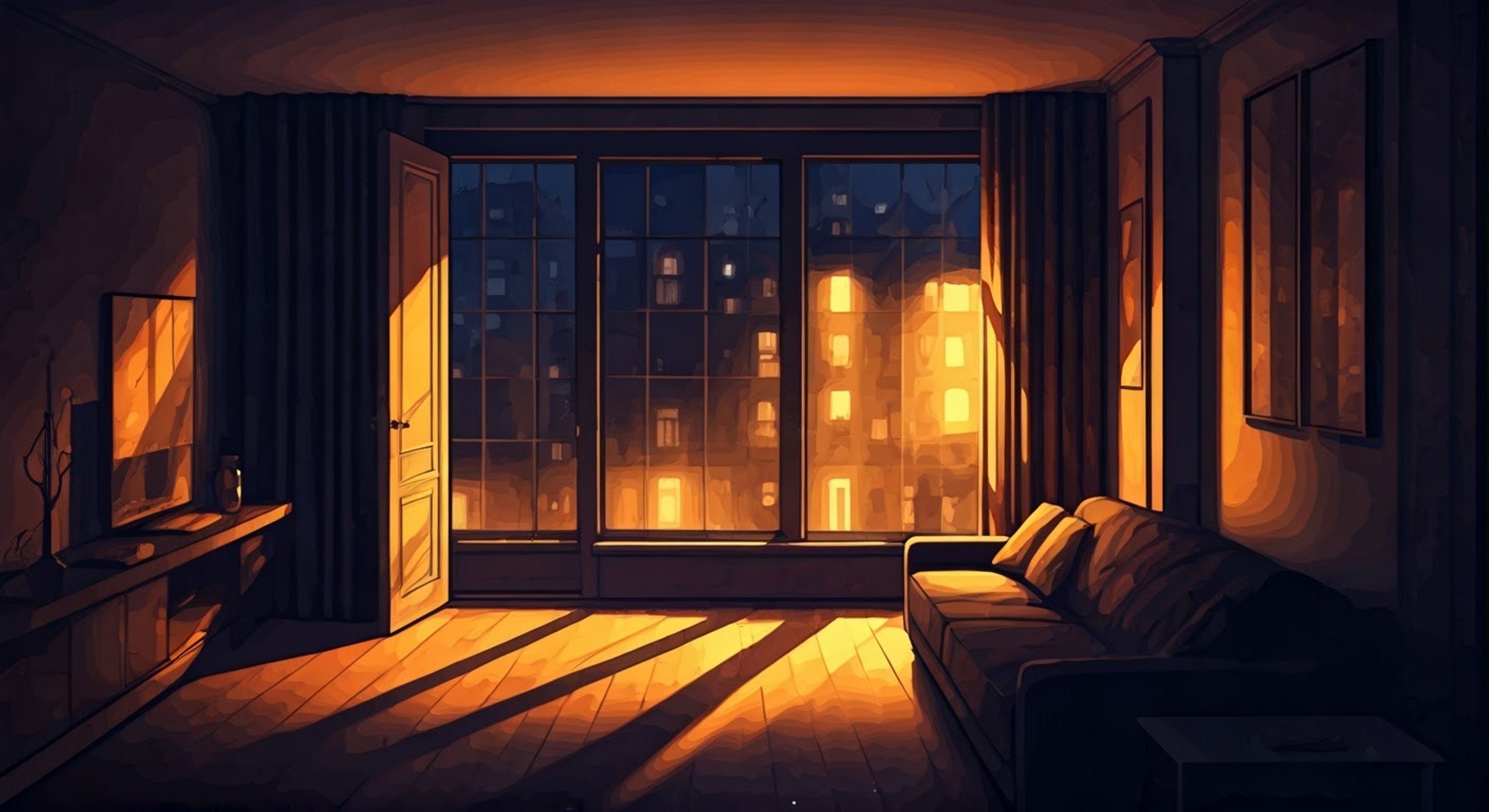 You find yourself in peril one dark night when shadowy figures break into your apartment, but just as they're about to take you away, Sophie appears unexpectedly at your door. Through quick thinking and creative distraction, she helps orchestrate your escape while maintaining her signature warmth and wit even in this tense situation. The kidnappers seem strangely concerned with your wellbeing despite their nefarious intentions.