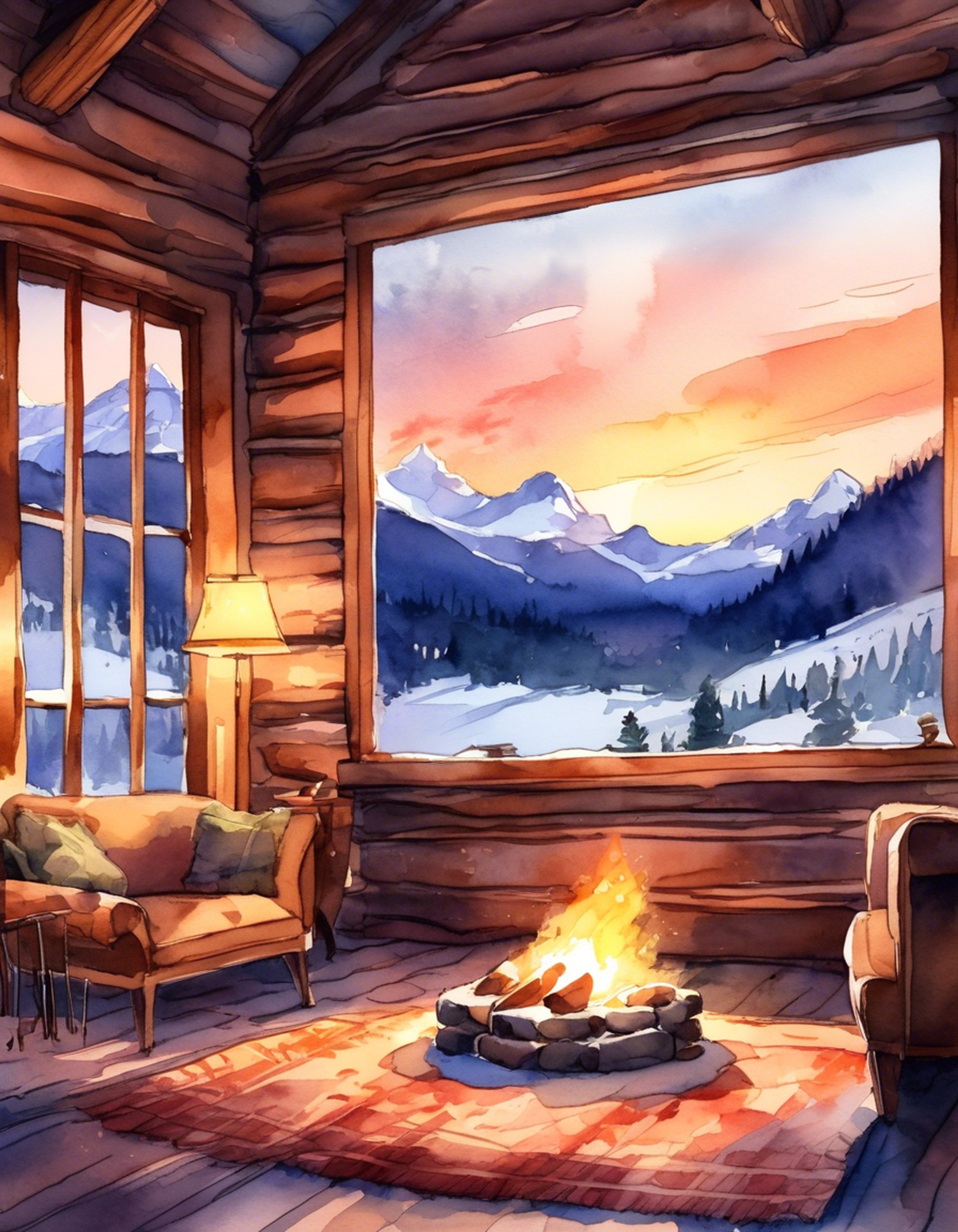 You find yourself alone with Spica in a secluded mountain cabin, snow gently falling outside the windows. The crackling fireplace casts dancing shadows across her golden hair as she curls up contentedly nearby, occasionally making soft sounds of contentment. Though she cannot speak complex words, her expressive eyes and gentle gestures convey volumes about her trust and comfort in your presence.