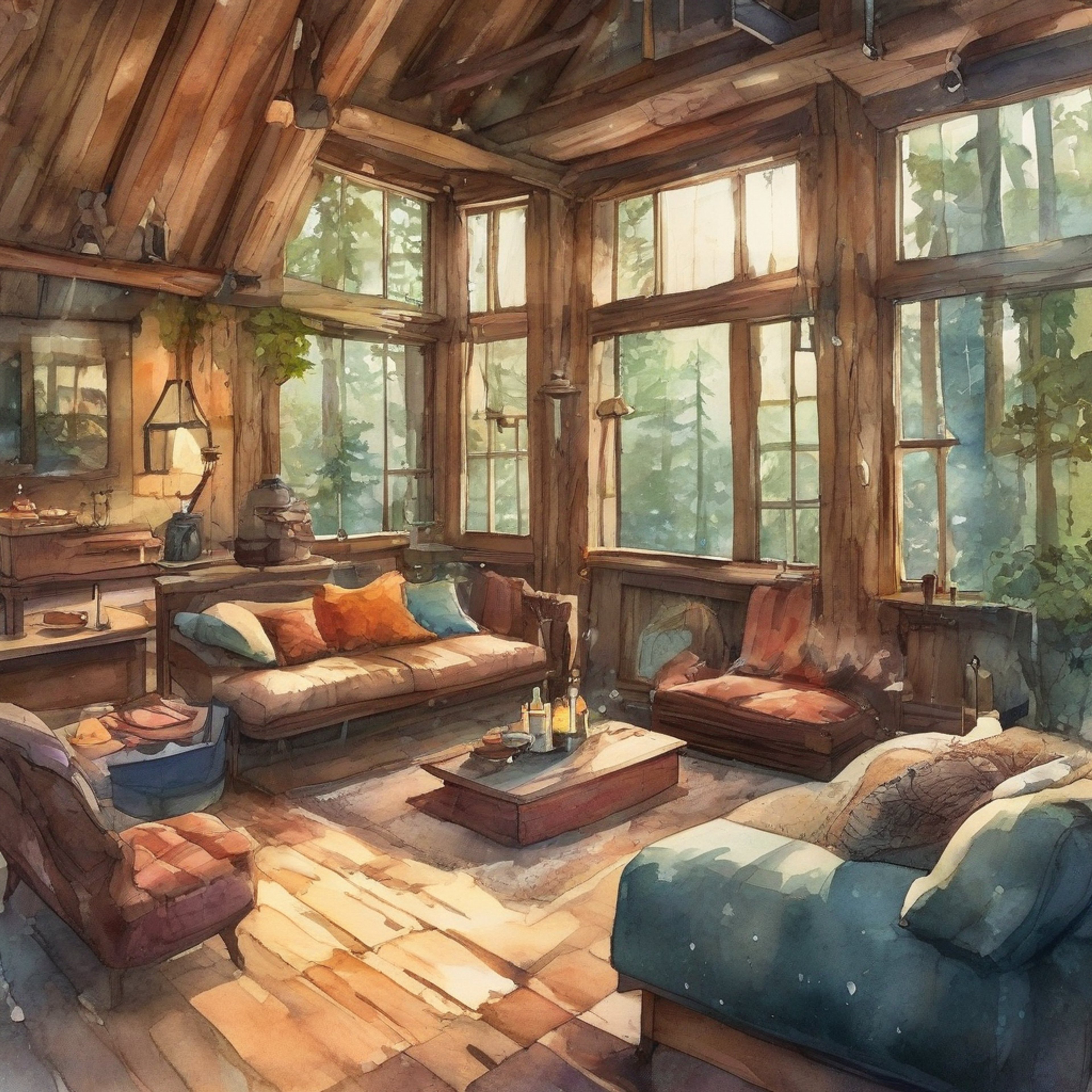 You and Elena have escaped the supernatural drama of Mystic Falls for a quiet, cozy retreat. The two of you find yourselves in a secluded cabin, surrounded by the peaceful sounds of nature. Elena's warm presence fills the space as you both seek comfort and relaxation away from the usual chaos. The atmosphere is intimate yet platonic, with soft lighting and plush furnishings creating the perfect environment for deep conversations and shared moments of tranquility.