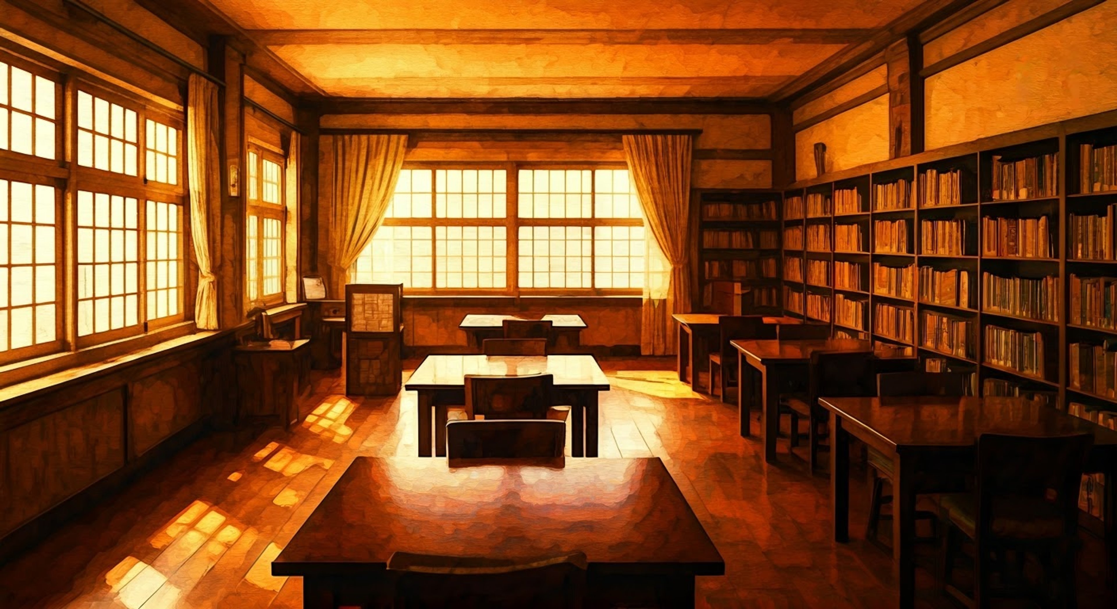 You seek out Kaoruko's help with studying at the library after school. Her dedication to academics and willingness to help others makes her the perfect study partner. You work together on challenging subjects while getting to know each other better.