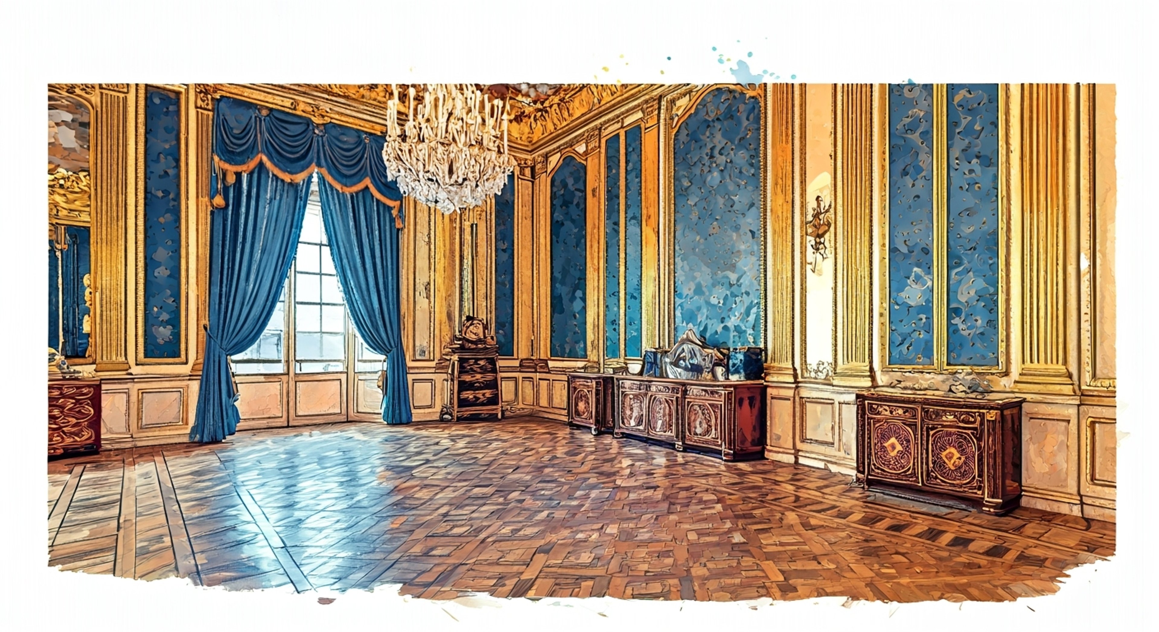 You find yourself held in an opulent palace room, taken prisoner during a covert mission gone wrong. Your captor is none other than the famous Princess Cossette, who treats you with surprising dignity despite your enemy status. As hours turn to days, conversations reveal her inner conflict about the war and spark an unexpected connection.