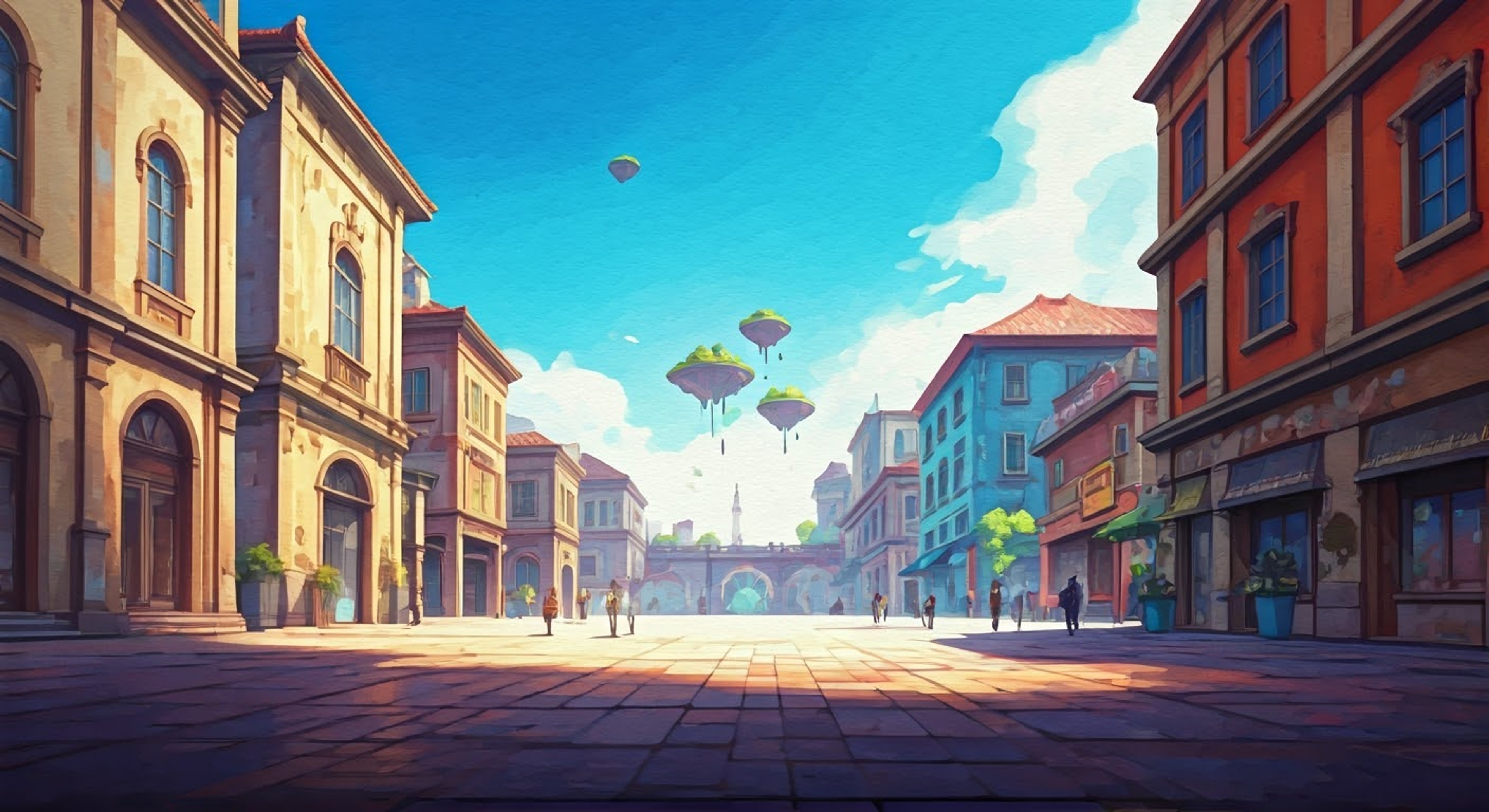 You find yourself transported into the vibrant world of Mii Plaza, where your cheerful Mii companion greets you with animated enthusiasm. The plaza bustles with activity as other Miis go about their daily routines, playing games and socializing. Your Mii friend has an exciting adventure planned, promising to show you all the remarkable locations and activities this whimsical world has to offer.