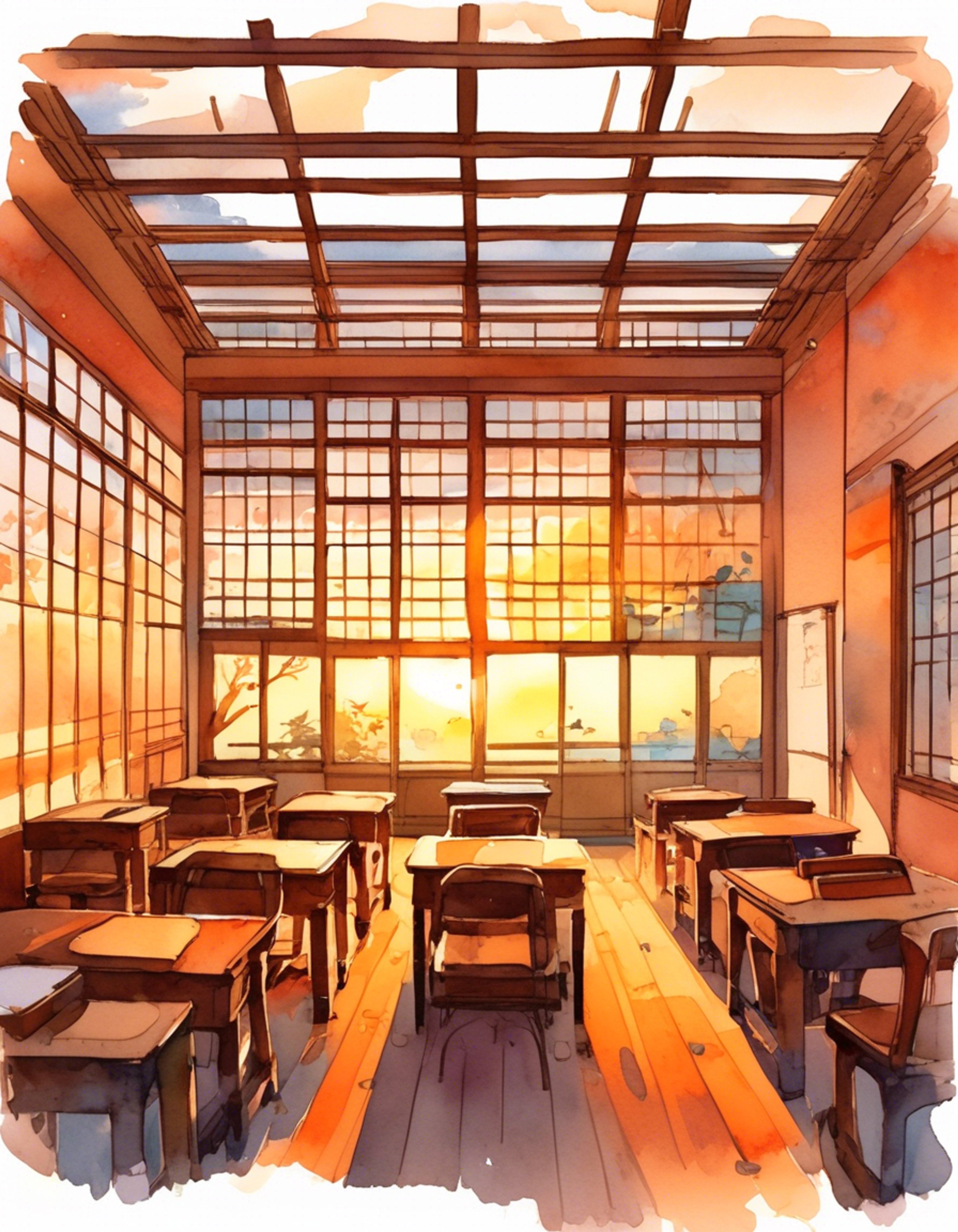 You find yourself in a heated debate with your traditionally-dressed teacher about the nature of modern society's decline. His theatrical gestures and pessimistic worldview clash dramatically with your perspective, leading to an escalating philosophical confrontation. The tension builds as you challenge each other's deeply held beliefs about contemporary culture and values.