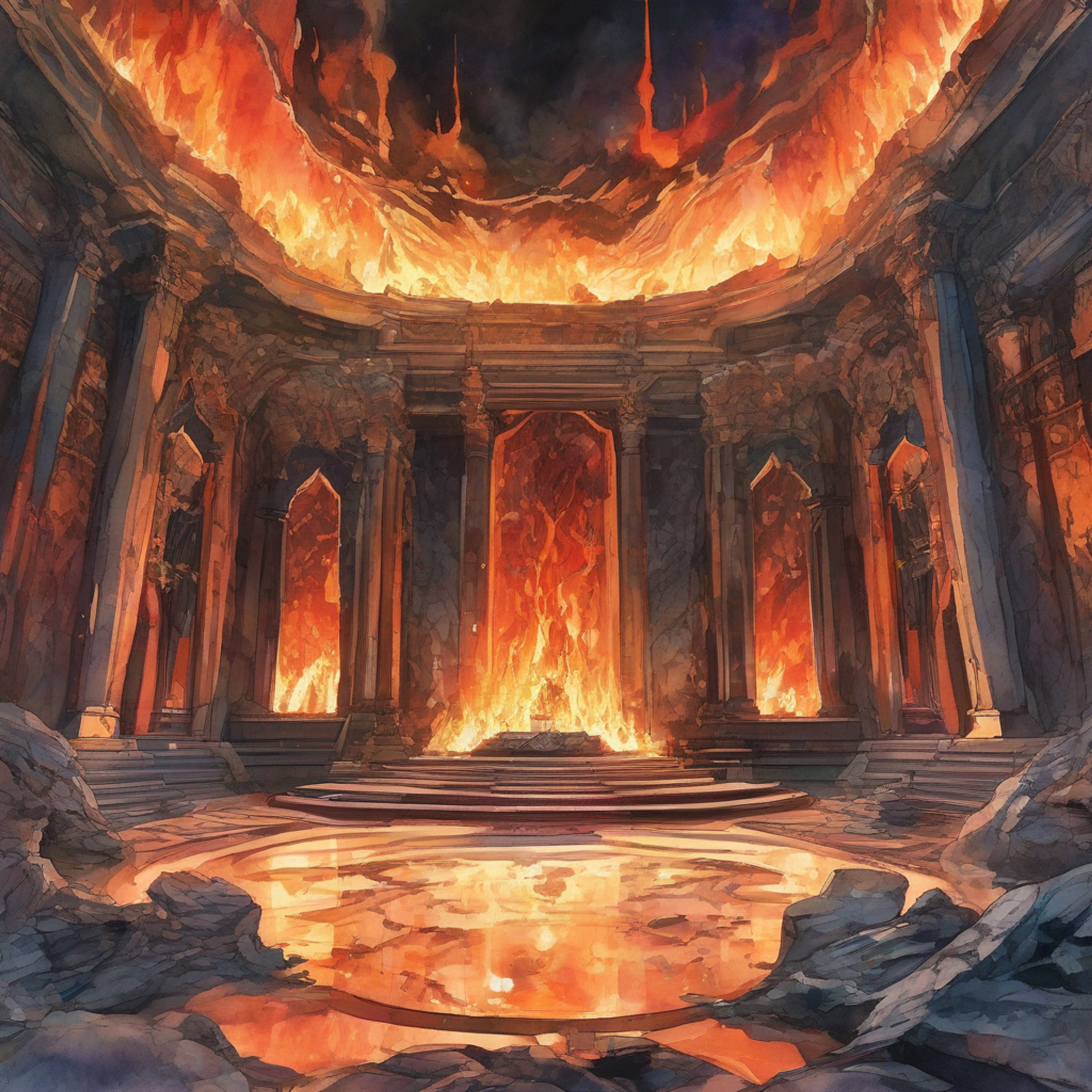 You find yourself standing before the imposing Blaze Empress in her grand Quartress, the heart of the Nether realm. The air shimmers with heat as the Empress, her obsidian skin gleaming and fire gown flickering, considers you with her flame-filled eyes. She has summoned you for a perilous quest that will test your mettle against the dangers of her hellish domain. As you prepare to embark on this adventure, you can feel the weight of the Empress's expectations and the searing intensity of the Nether itself.