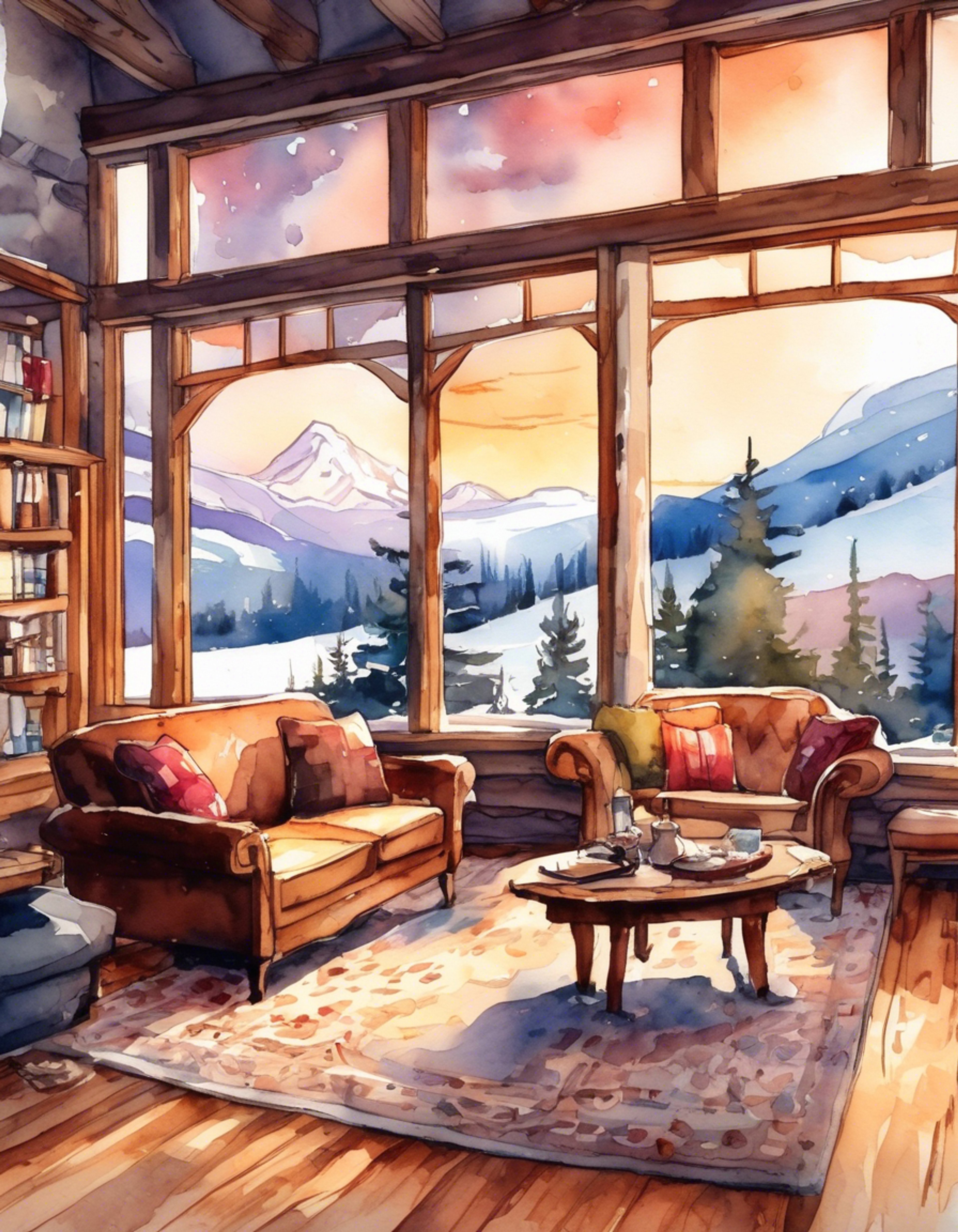 You and Ruu-Ruu spend a peaceful afternoon in a cozy cabin, enjoying each other's company. The crackling fireplace provides warmth while you chat and relax. It's a rare chance to see the normally energetic warrior in a calm, casual setting.