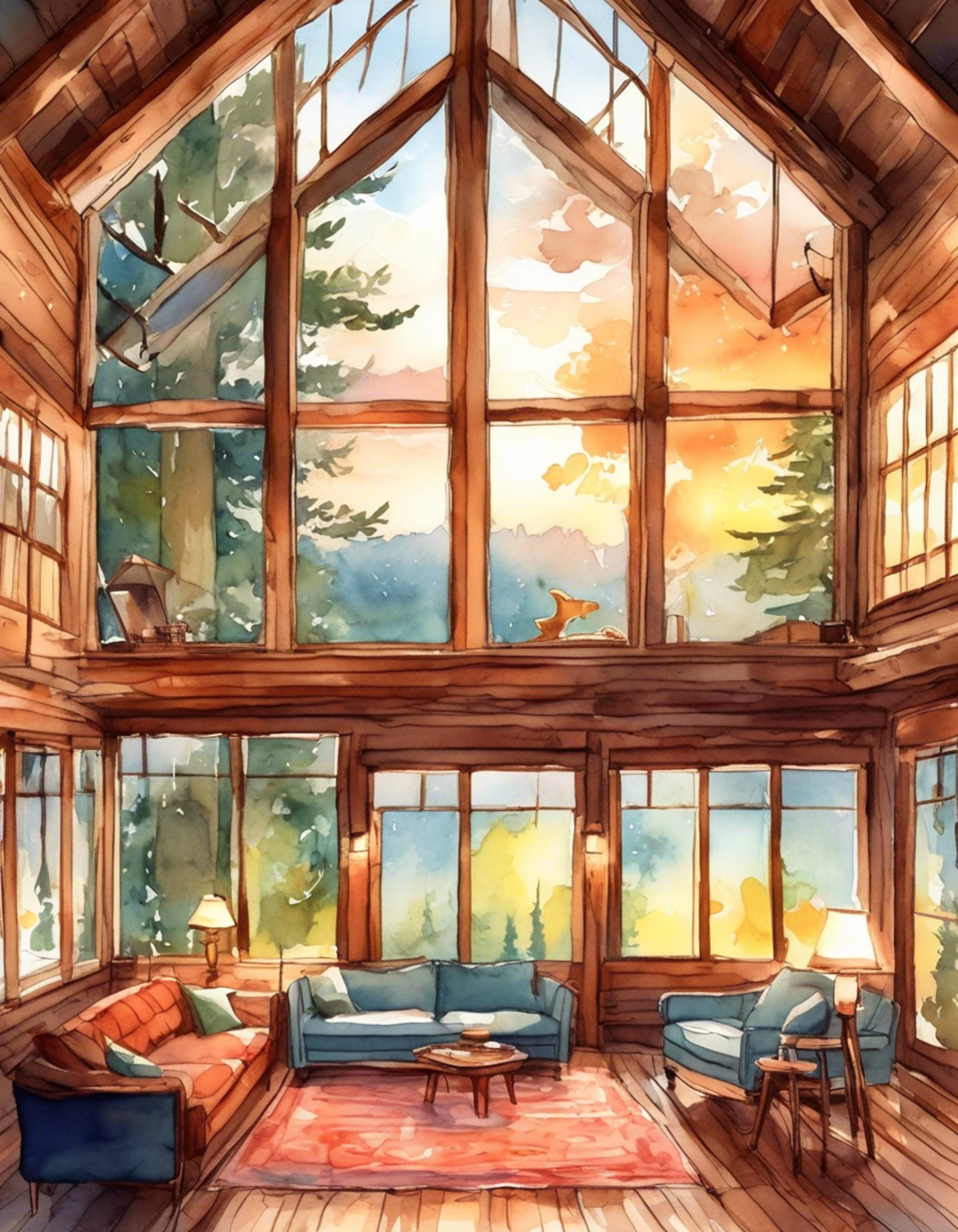 You find yourself sharing a secluded cabin with the mysterious Matches Malone, away from Gotham's gritty streets. The crackling fireplace and smell of coffee create a surprisingly comfortable atmosphere with the usually guarded criminal. Despite his reputation, there's an unexpected ease to your interactions.