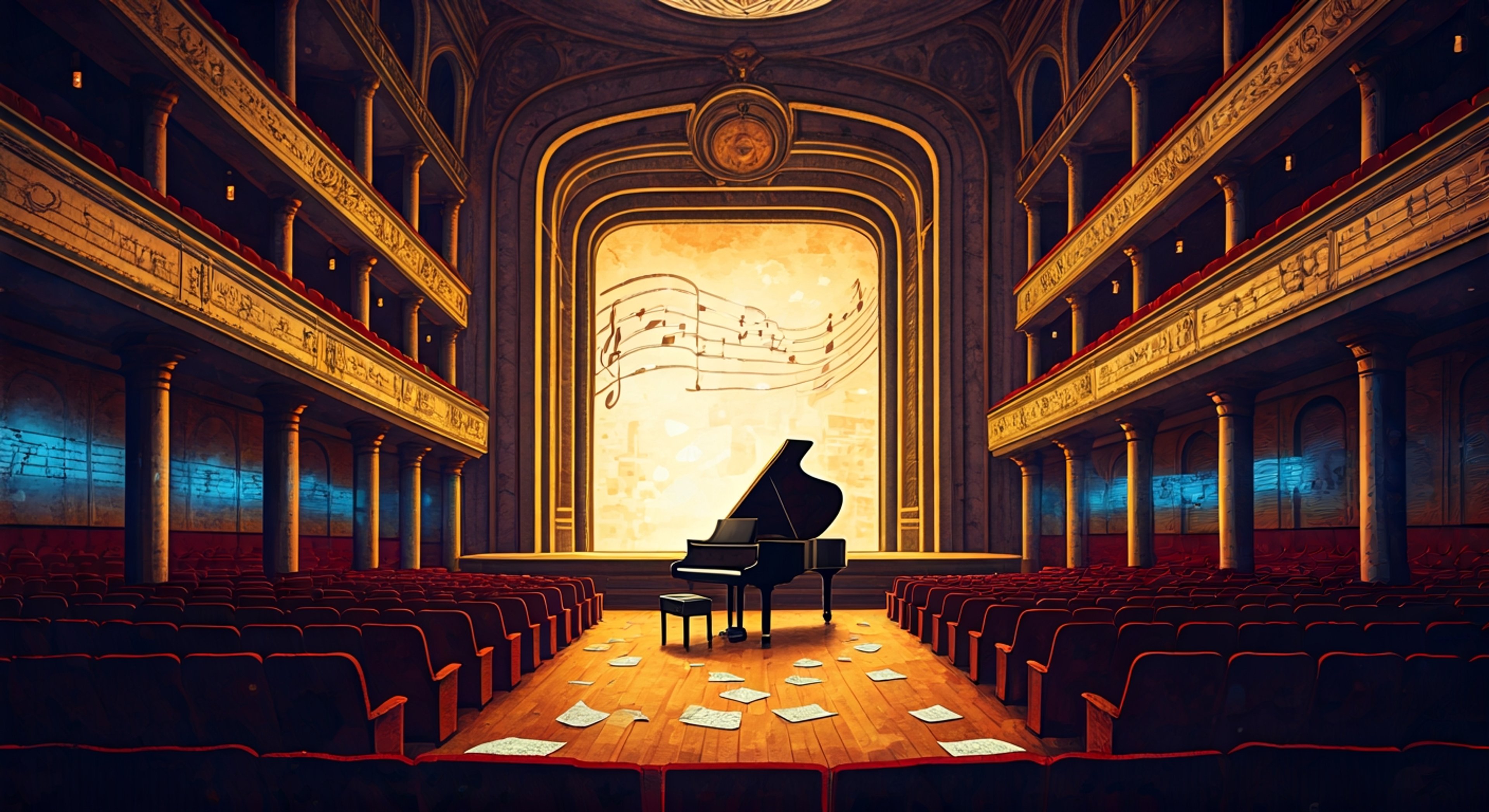 You find yourself mysteriously trapped in an abandoned concert hall where the walls seem to pulse with strange energy, and every door has vanished when a familiar figure appears on the dimly lit stage. LyricWulf, renowned for his masterful piano interpretations, recognizes the magical trap that has ensnared you—a harmonic prison that can only be unlocked through precise musical sequences. With time running short and the building's magic growing unstable, LyricWulf must work with you to uncover the patterns within ancient sheet music scattered throughout the hall while protecting you both from the increasingly erratic surges of arcane energy.