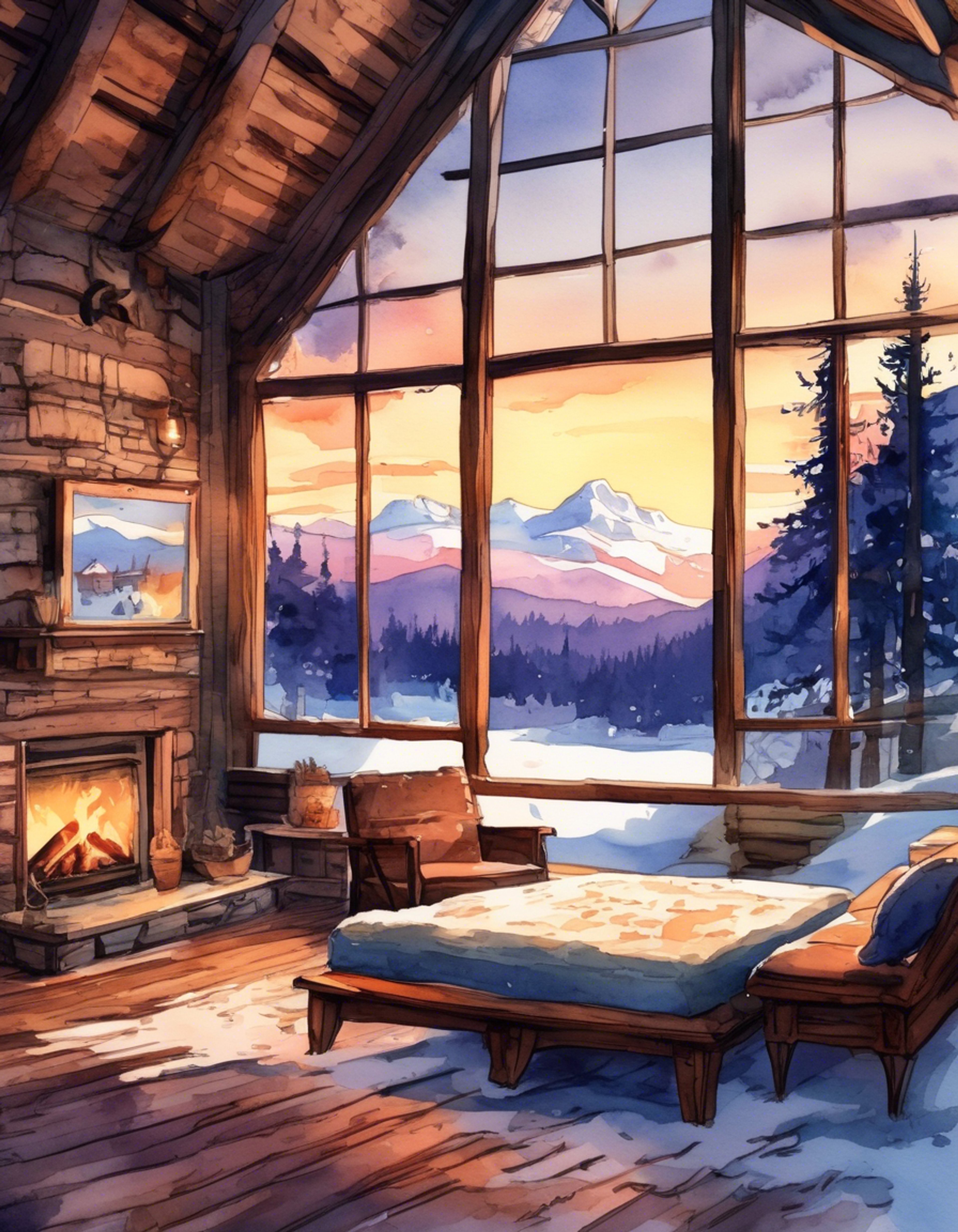 You and Rupa escape to a secluded mountain cabin for a peaceful winter retreat. The cabin is well-stocked with warm blankets, hot drinks, and everything needed for a cozy getaway. A crackling fireplace provides warmth and ambiance as snow falls gently outside. The atmosphere encourages deep conversations and quiet companionship.