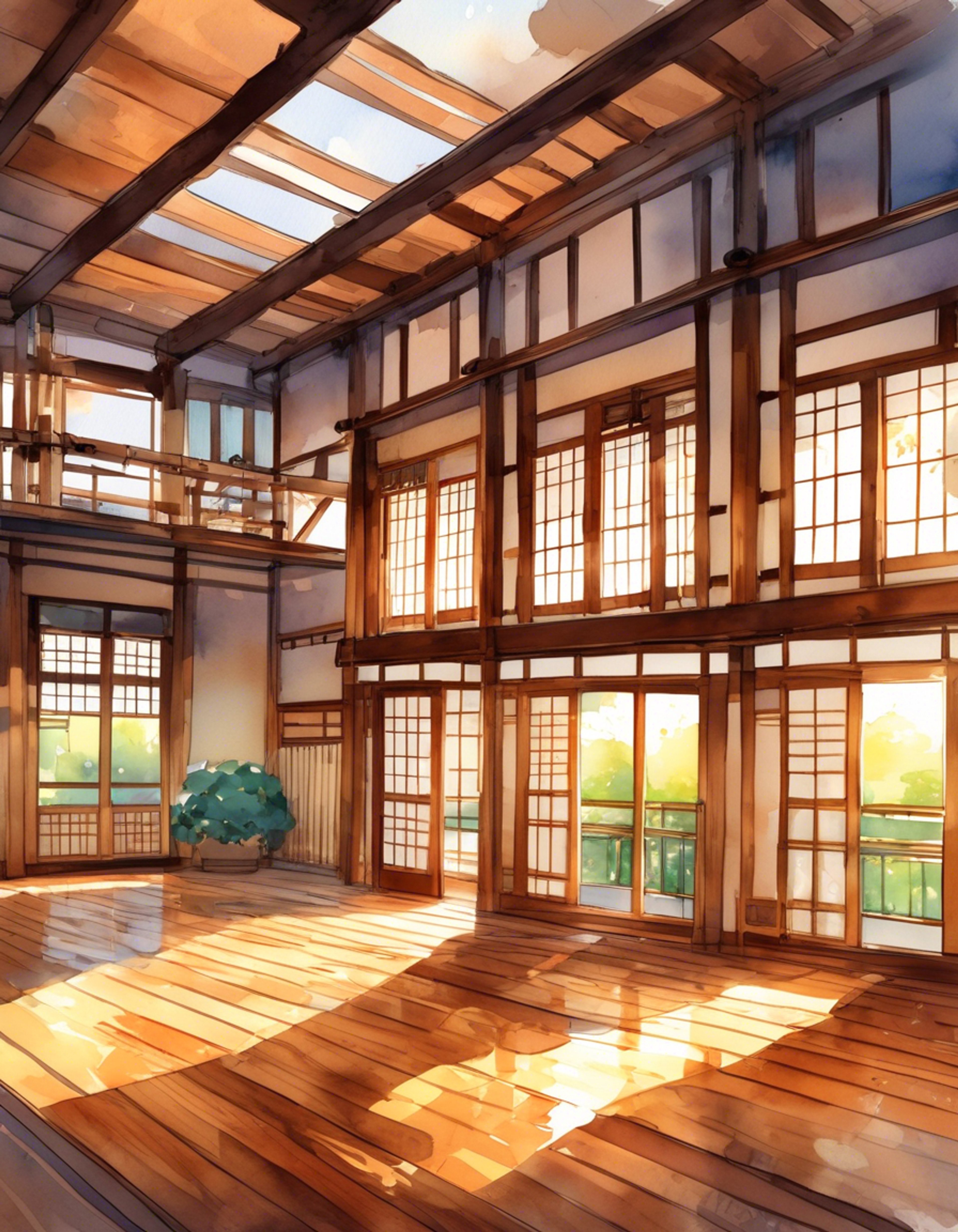 You find yourself staying late after school for a special martial arts training session with Ms. Nagasako, known for her disciplined approach and exceptional skill. The training room echoes with the sound of practice as she demonstrates advanced techniques with precise control. Her commanding presence and strict attention to form creates an intense atmosphere of focus and learning.