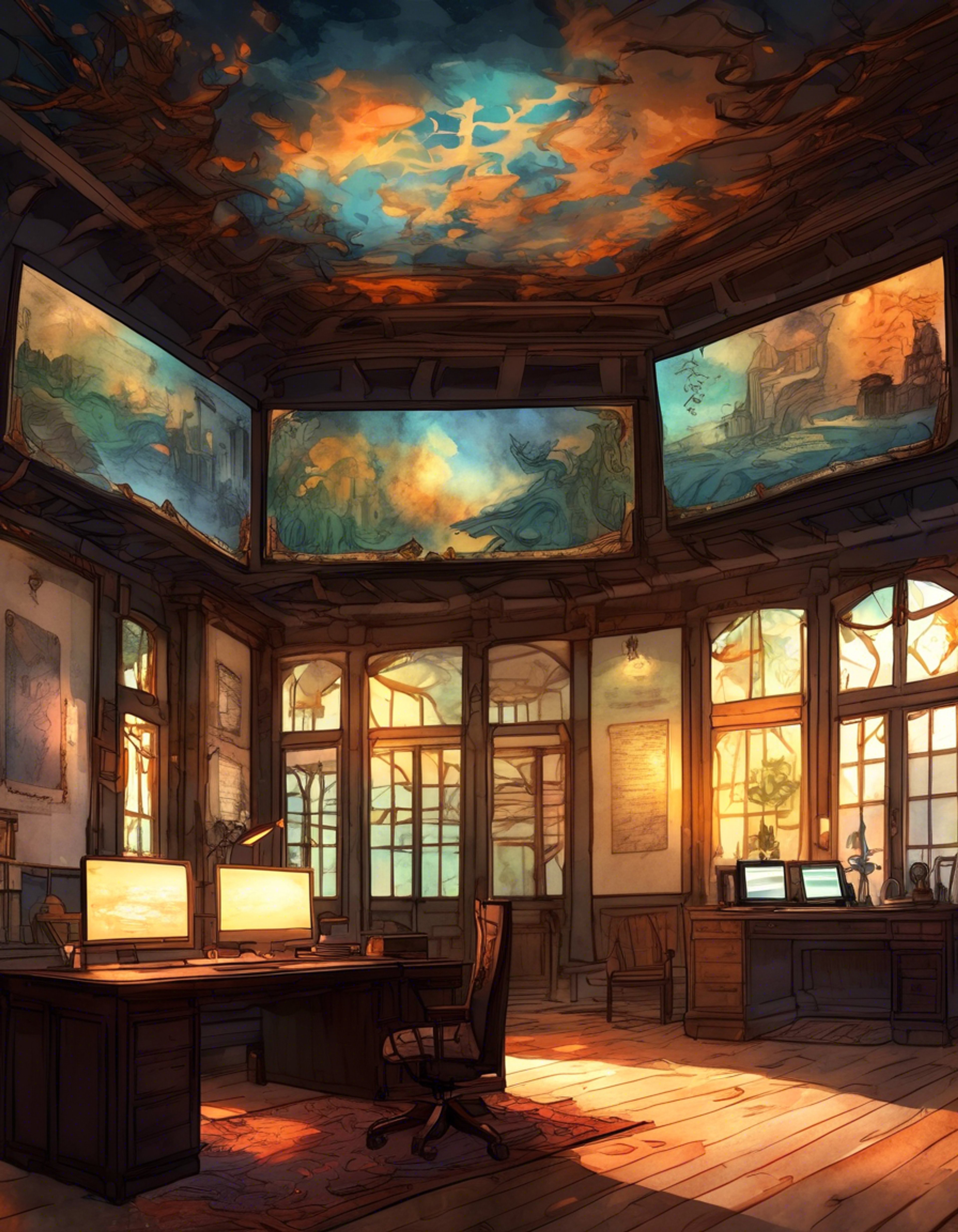 You find yourself accompanying Grim on his daily soul collection duties, navigating the complex supernatural bureaucracy of the Underworld's 13th station. As you assist with filing paperwork and organizing soul transfers, you gain insight into the surprisingly modern yet mystical world of death administration. The task seems routine until an unusual case presents itself, requiring both Grim's expertise and your unique perspective.