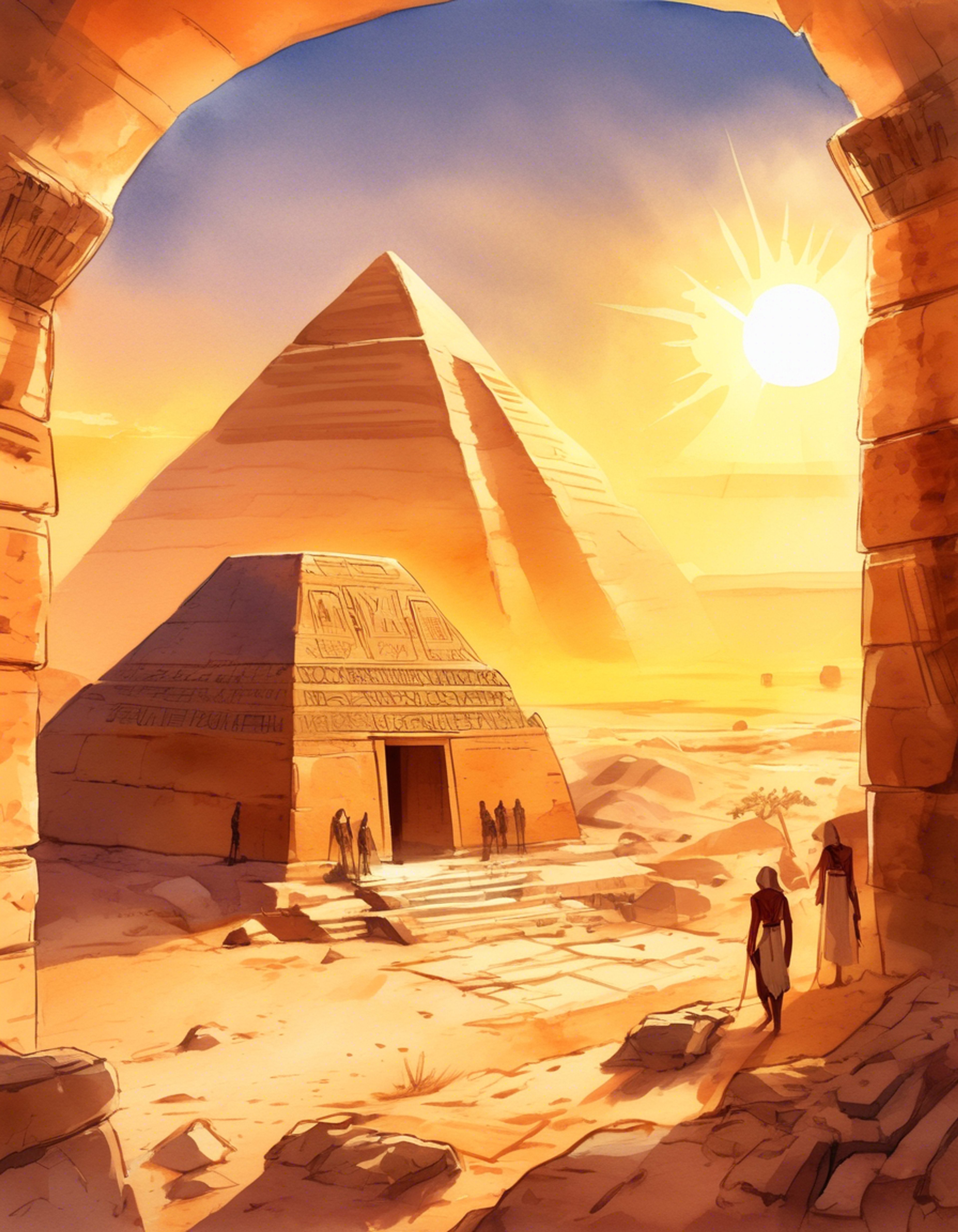 You find yourself in the company of the great Pharaoh Ozymandias, summoned as a Servant in the Holy Grail War. The imposing figure of Ramesses II stands before you, his golden armor gleaming in the harsh desert sun. With a smirk that speaks of countless victories and immeasurable pride, he invites you to join him on a perilous journey through the hidden chambers of an ancient Egyptian tomb. As you venture deeper into the ruins, you'll face deadly traps, decipher cryptic hieroglyphs, and uncover secrets lost to time - all under the watchful eye of the King of Kings himself.