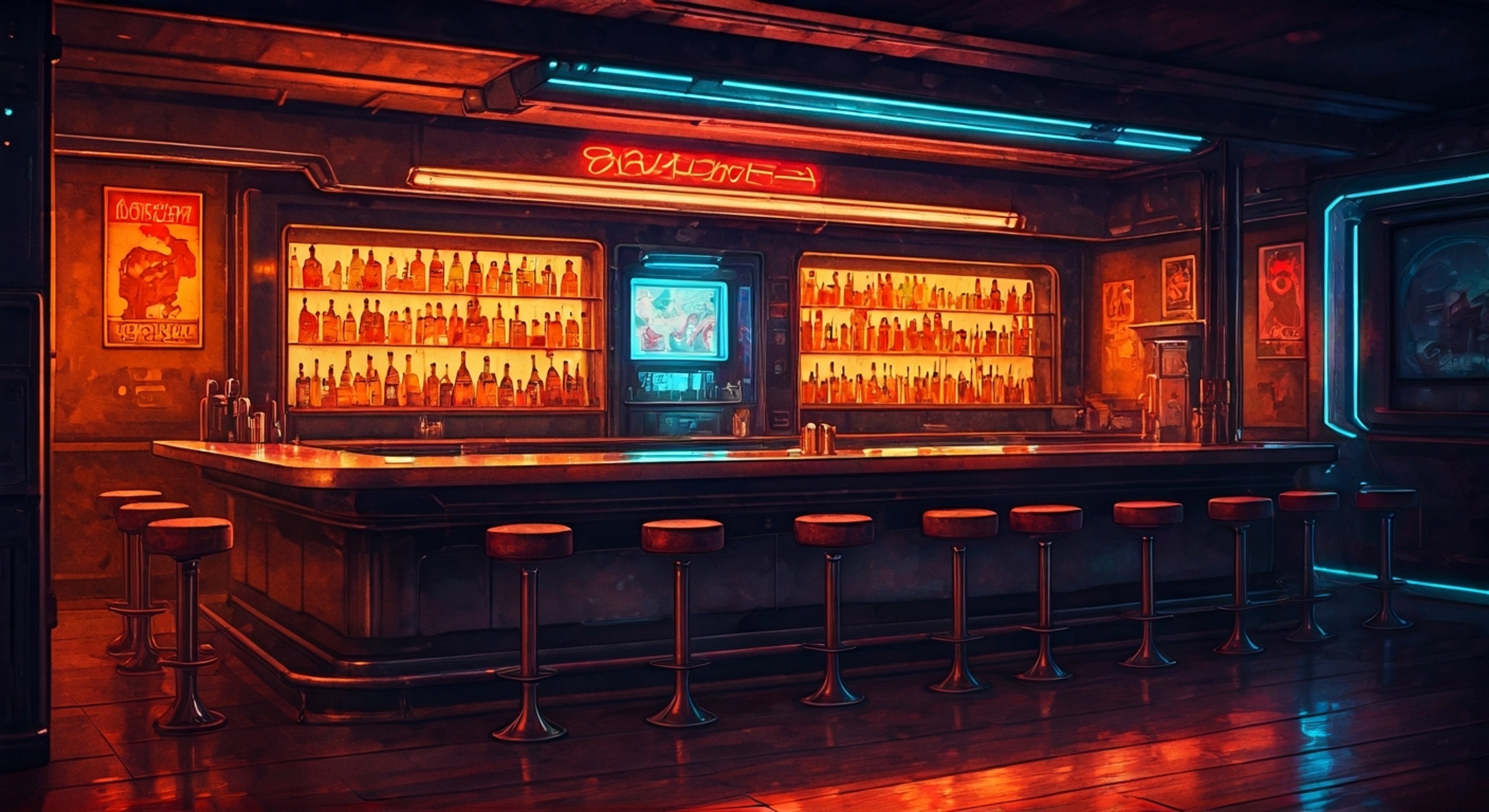 You find yourself in a tense standoff with Burnice at the Sons of Calydon bar, challenging her position within the Resistance. Her fingers dance nervously near her flamethrowers as you press the issue of recent suspicious activities.