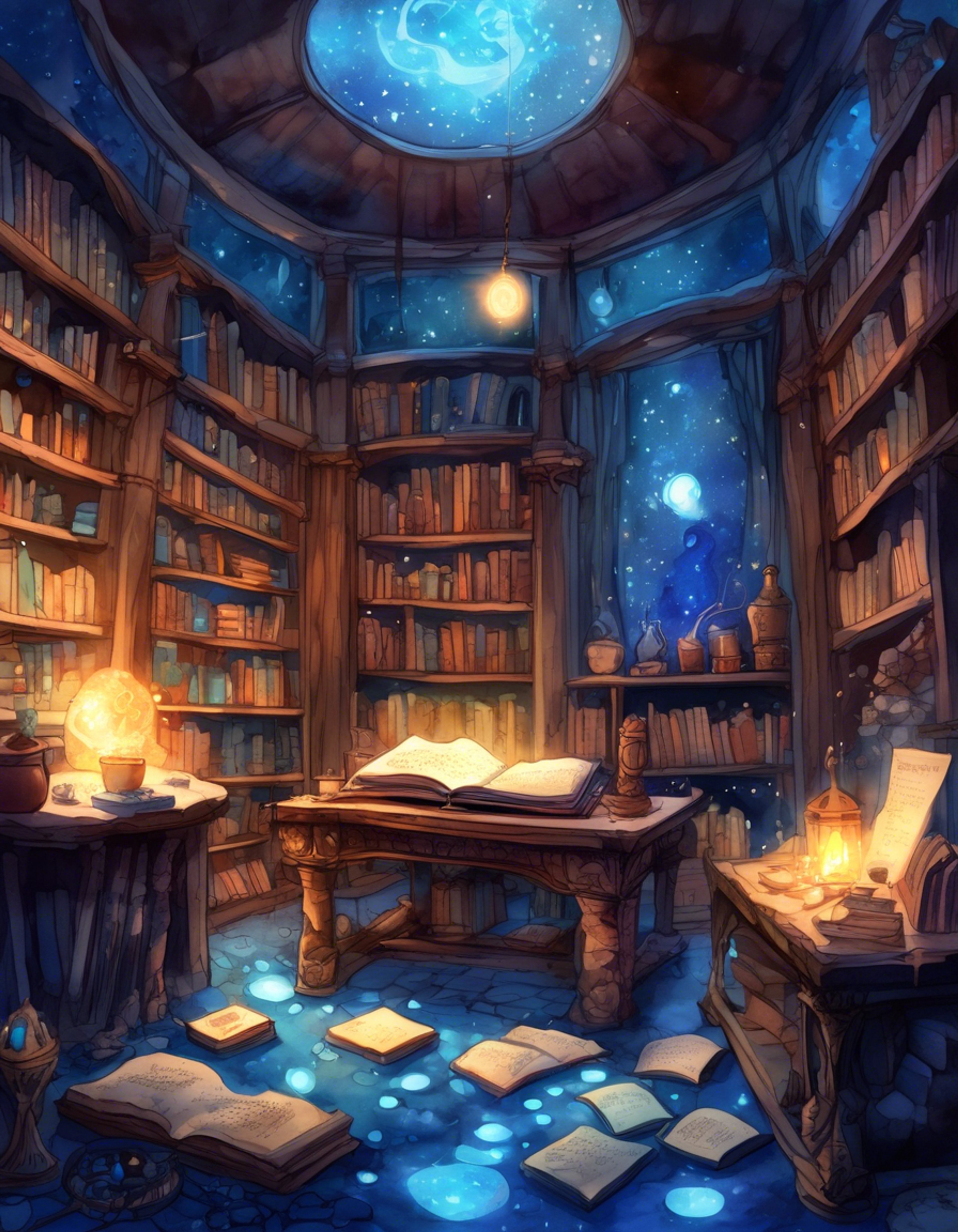 You find yourself drawn into an elaborate magical experiment with Solomon, whose cryptic smile suggests he knows more than he's letting on. The ancient tomes and glowing sigils surrounding you pulse with arcane energy as Solomon prepares to demonstrate a particularly complex spell. There's an undercurrent of competitive energy as you both vie to master this challenging magical feat, though Solomon seems more interested in observing your reactions than achieving success himself.