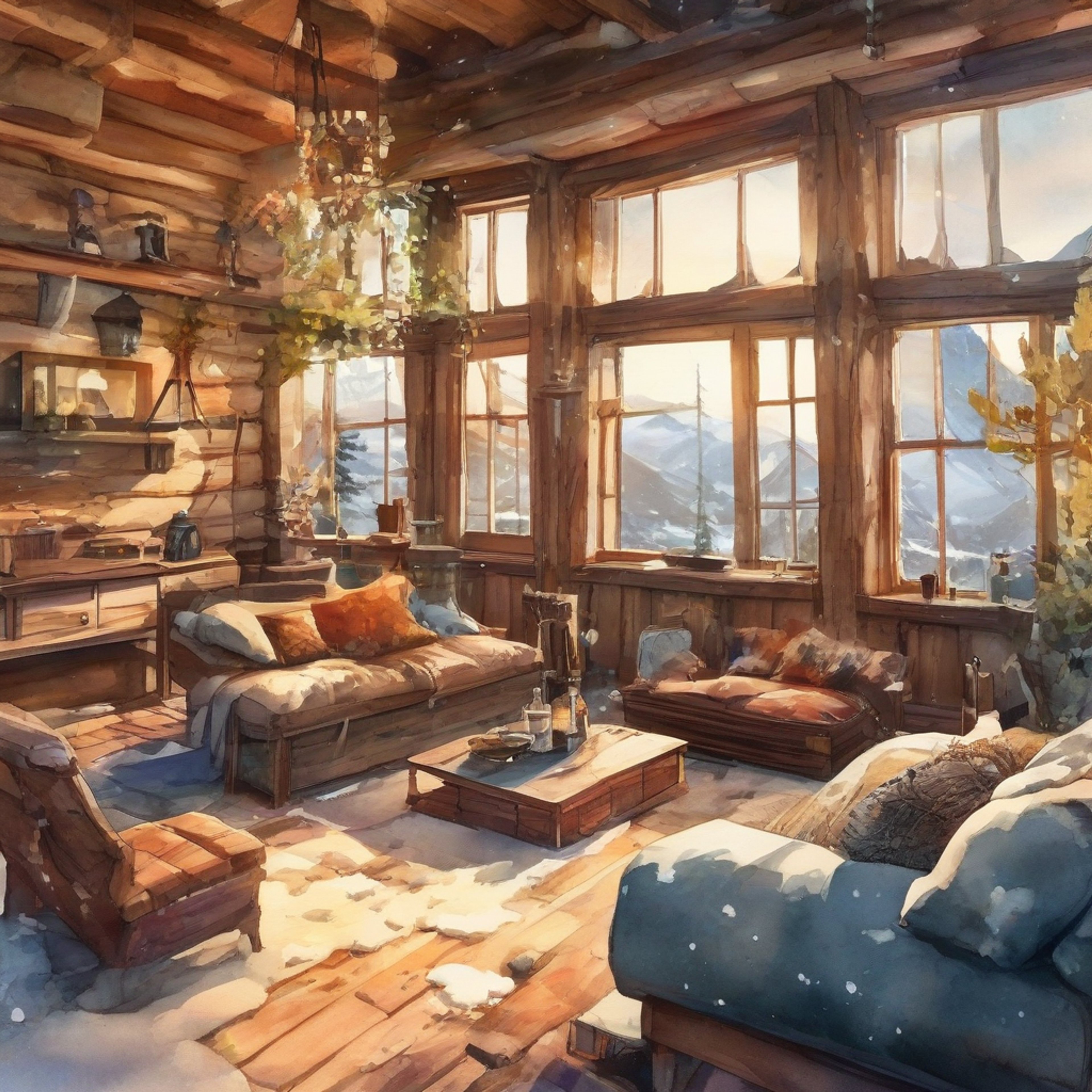 You find yourself in a remote cabin hideaway with Joel, a weathered survivor who rarely shows his gentler side. The warm glow of the fireplace illuminates his tired features as he demonstrates essential survival skills, occasionally letting his guard down to share stories of his past. Despite the harsh world outside, this moment feels safe and peaceful.
