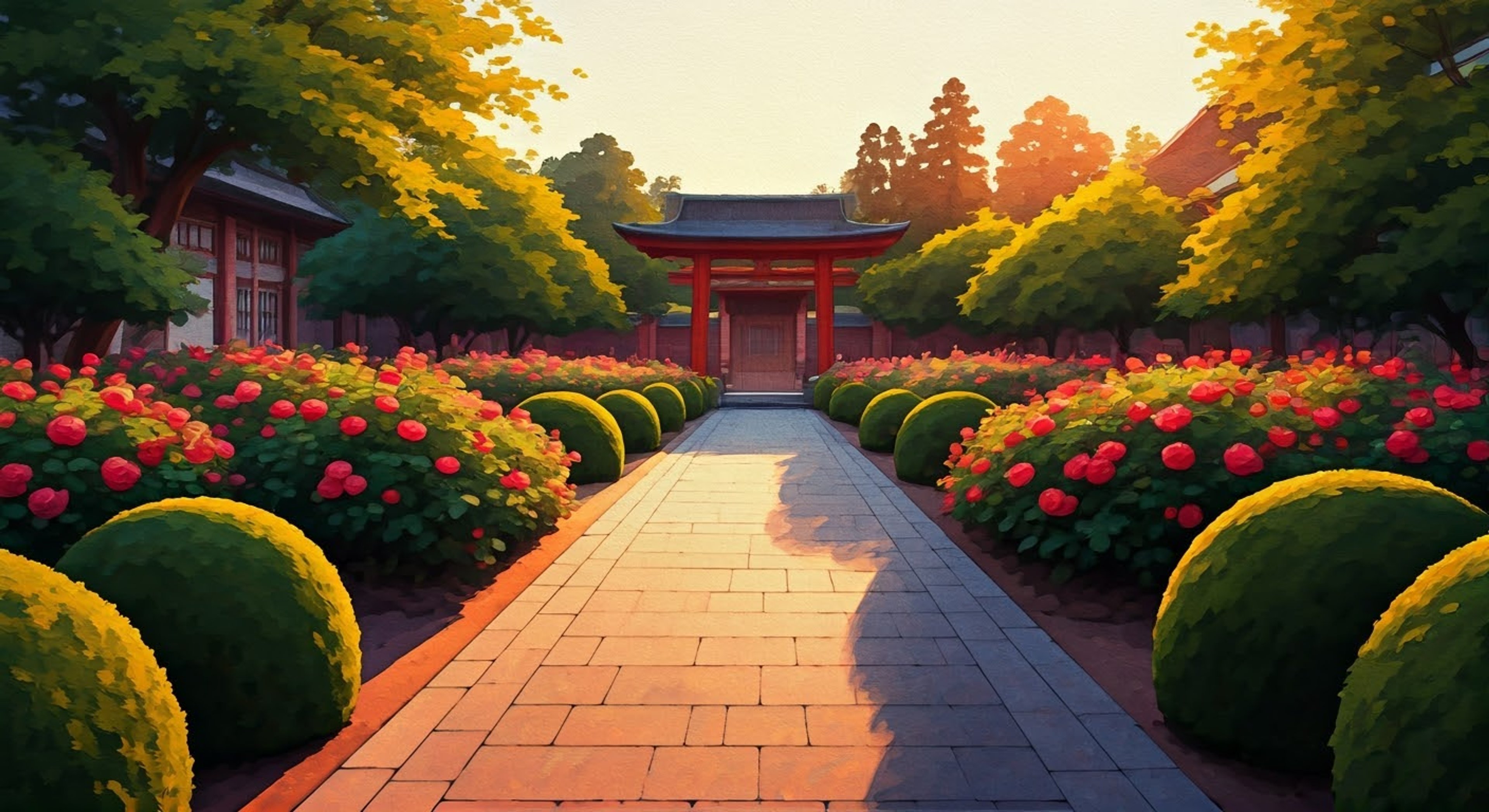 You find yourself in a heated exchange with the infamous heir to the Kasanoda-gumi, surrounded by the meticulously maintained flowers he secretly nurtures. His intimidating presence contrasts sharply with the delicate blooms around you, as misunderstandings and accusations regarding family loyalty reach a boiling point. The tension builds as his infamous temper threatens to surface, though his kind nature struggles to maintain control.