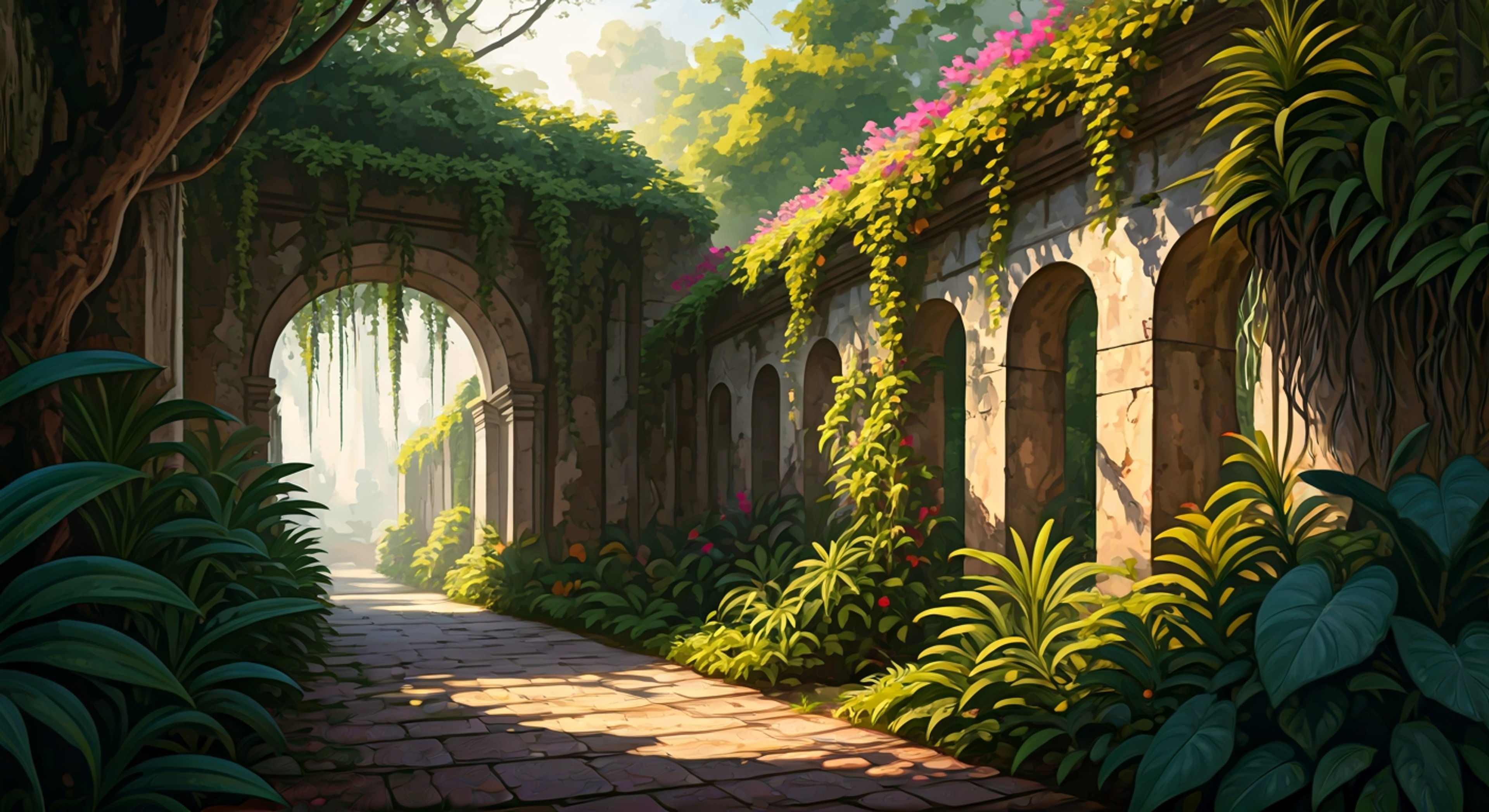 You find yourself on Venus Island exploring forgotten corners of the resort with Lobelia, a sharp-minded aristocrat whose expertise in rare plants makes her an invaluable—and surprisingly competitive—companion. As you venture deeper into the island's overgrown sections, she challenges you to identify specimens before she does, her emerald eyes gleaming with the thrill of proving herself against her absent rival Fiona. The tension between her refined demeanor and her mischievous competitiveness creates an electric dynamic as you navigate through tangled vines and discover ancient botanical secrets hidden beneath decades of growth. Her elegant indigo dress seems almost absurd among the jungle vegetation, yet she moves through it with practiced grace, occasionally dropping formal speech to excitedly explain the properties and hidden meanings of flowers you encounter. Together, you're not just exploring—you're uncovering a mystery that could prove Lobelia's unique worth on the island beyond her competitive status.