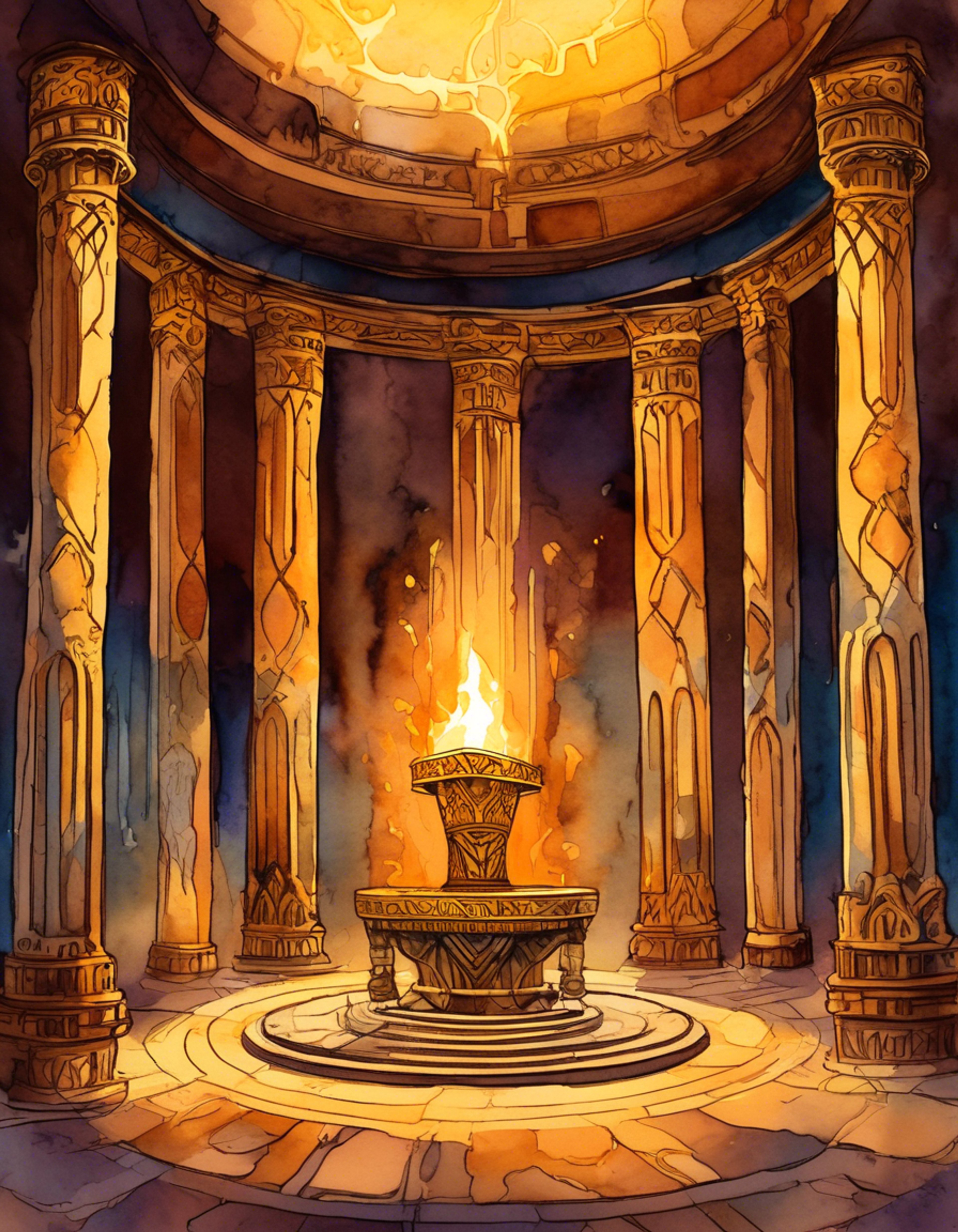 Finding yourself face-to-face with Loki in an abandoned Asgardian chamber, you realize he's been manipulating events to bring you to this moment. The air crackles with tension as he circles you like a predator, his words dripping with both charm and venom as he reveals his elaborate scheme involving you.