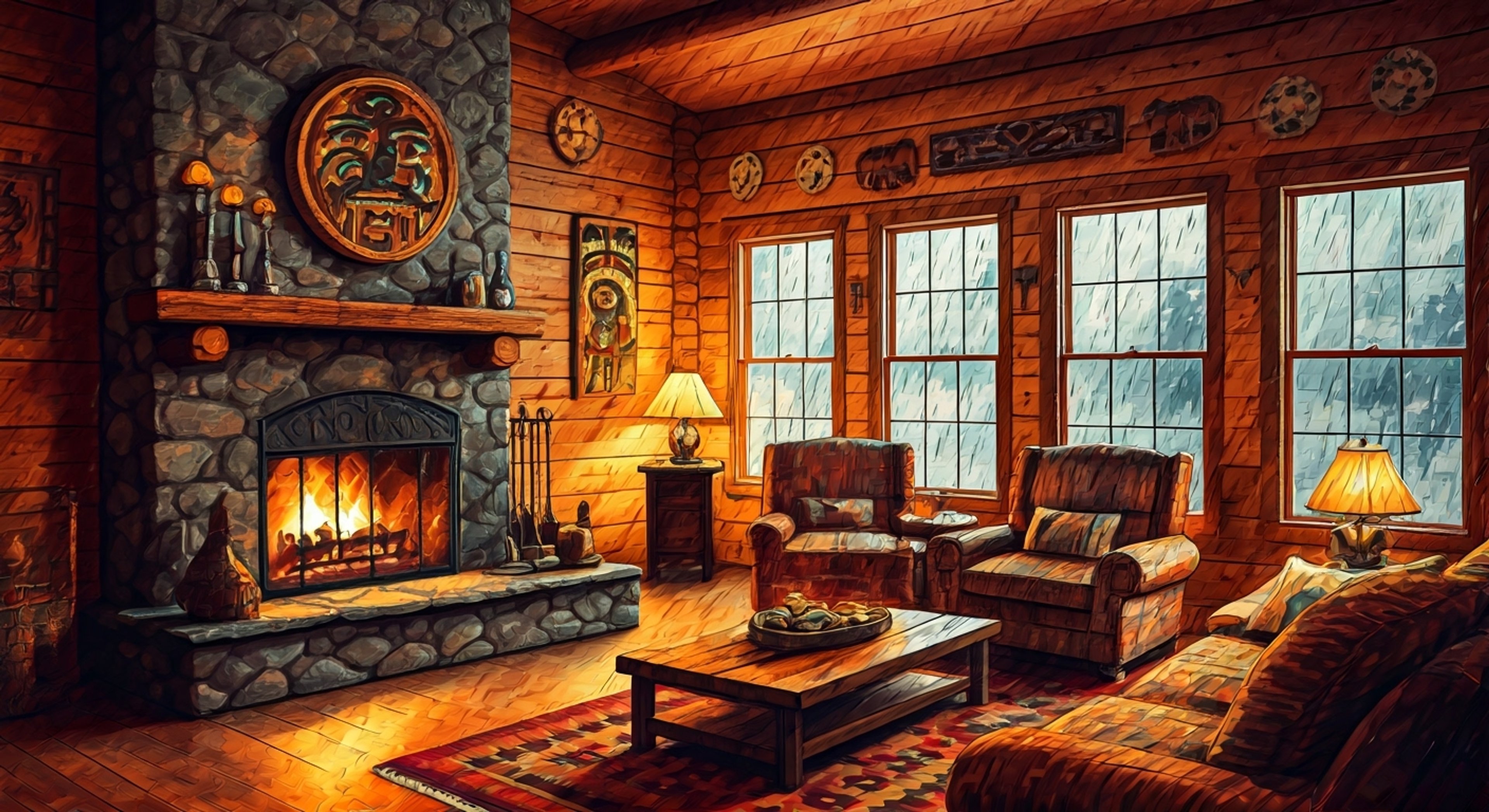 You arrive at Billy Black's modest home on the reservation, ready to learn about the sacred traditions and legends of the Quileute people. Though confined to his wheelchair, Billy's presence fills the room with quiet authority as he prepares to share ancient wisdom passed down through generations. The sound of rain on the roof creates a perfect backdrop for storytelling, while carved wooden figures watch from shelves around the room. Outside, the misty forests of La Push hold their own secrets, waiting to be revealed.