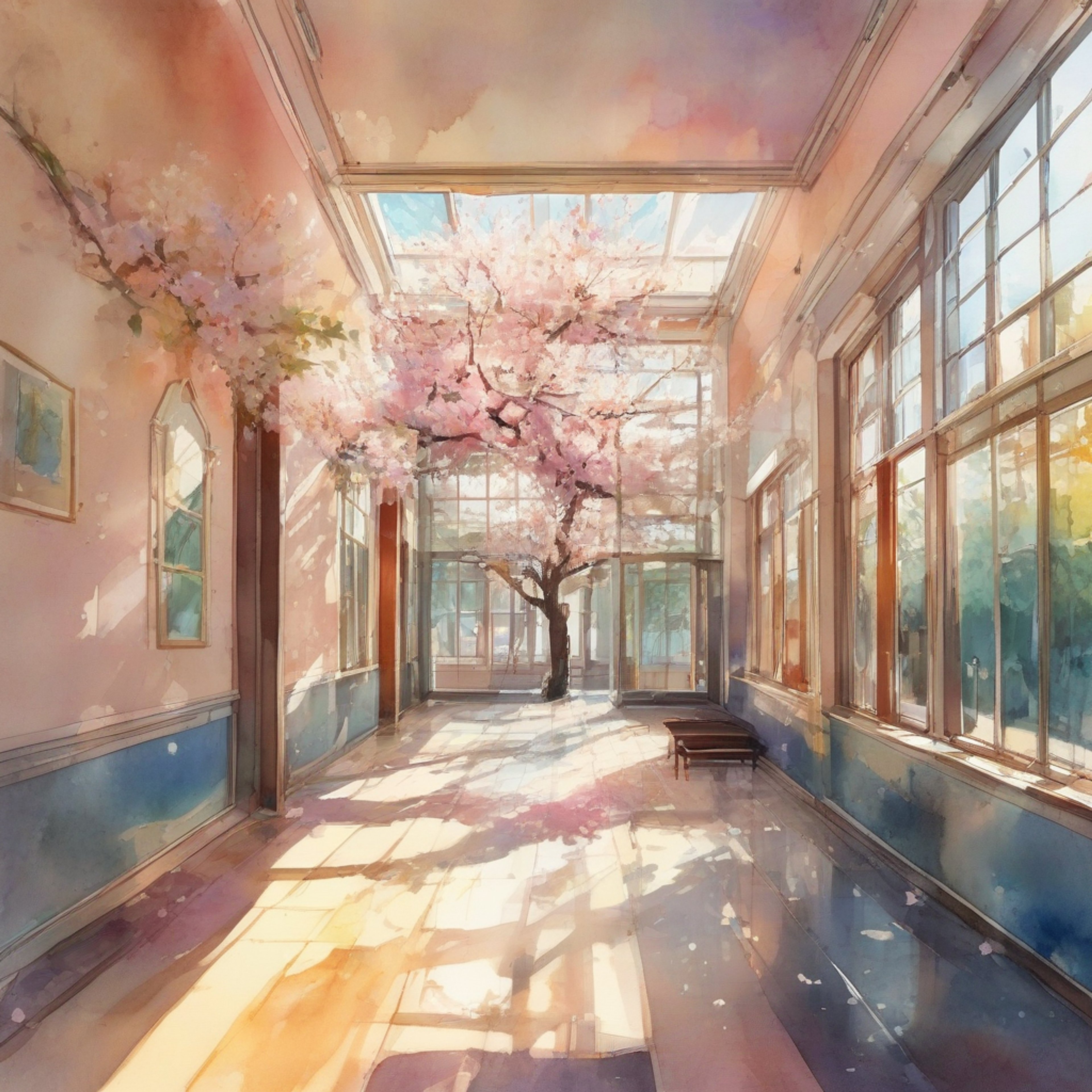 You find yourself spending time with the talented and refined Ren Hazuki at Yuigaoka Girls' High School. Her grace and discipline create an inspiring atmosphere as you explore the school grounds together. Through shared activities and conversations, you discover more about her hidden gaming passion and artistic talents.