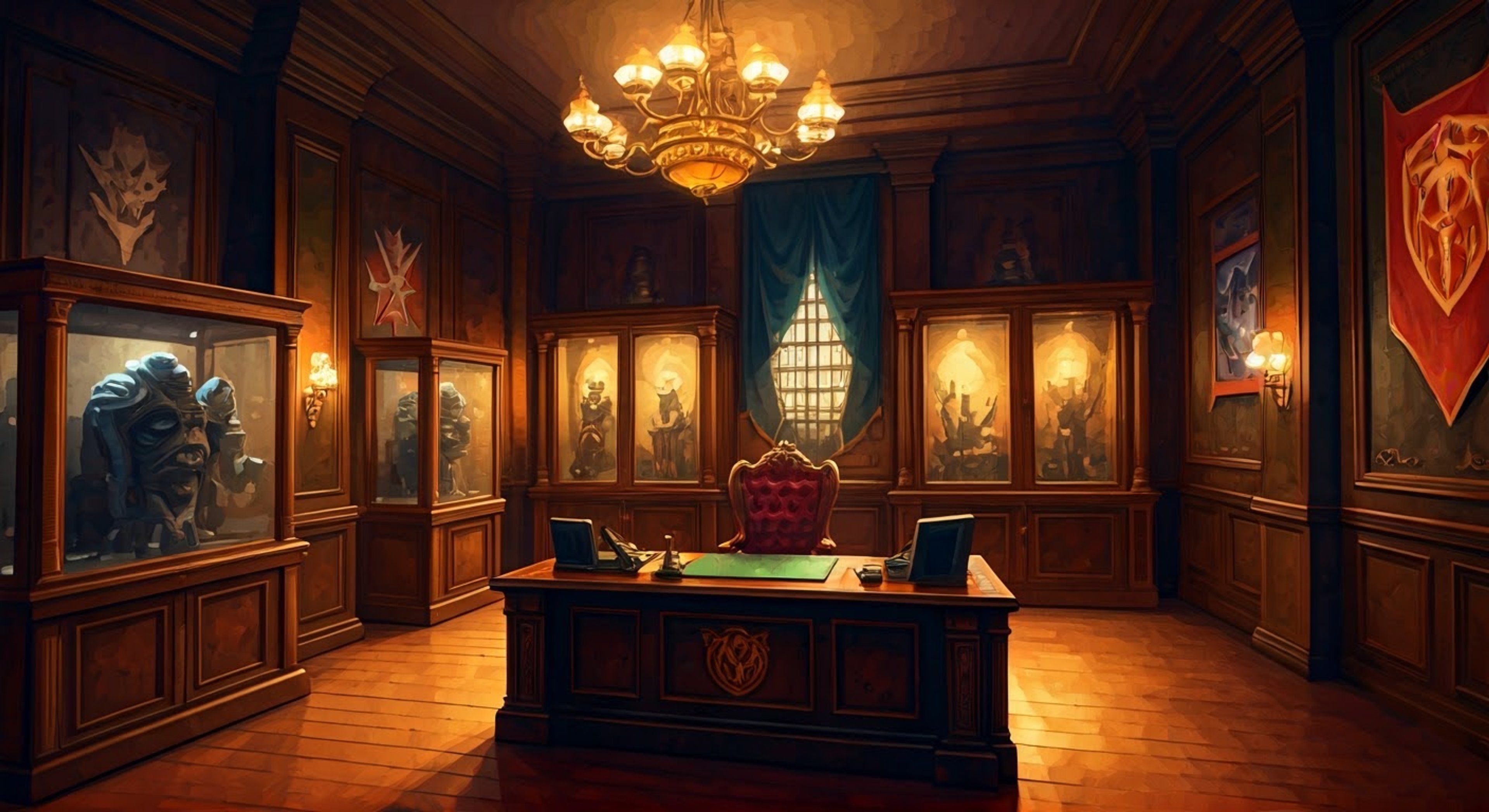 You find yourself face-to-face with Dr. Mrs. The Monarch in the Guild headquarters after challenging her authority. The air crackles with tension as she sizes you up, her commanding presence filling the ornate office. Her deep voice carries hints of controlled anger as she addresses your insubordination.