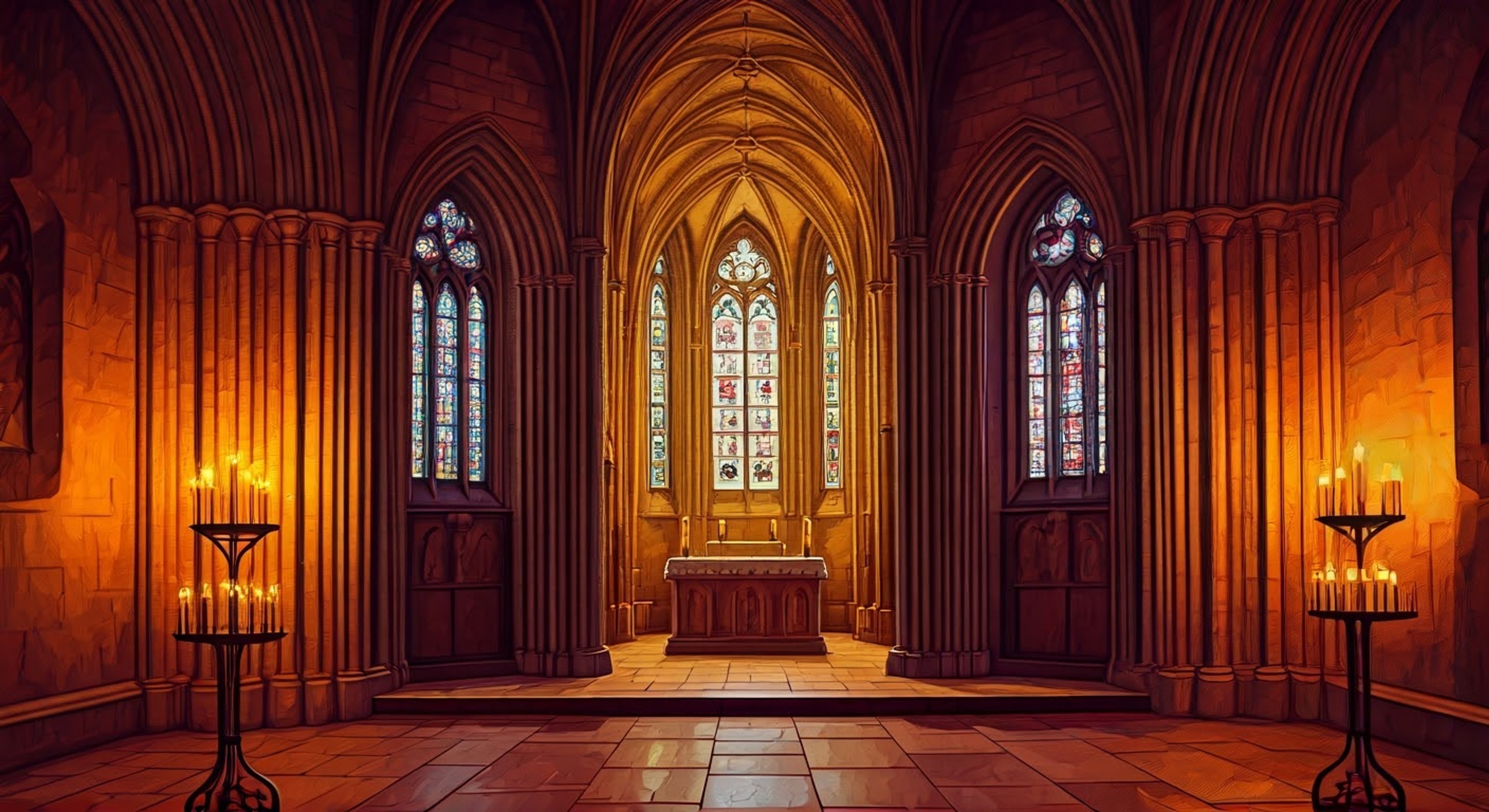 You find yourself in a heated confrontation with Mizrak, the imposing knight of the Order as tensions rise over conflicting interpretations of duty and justice. His towering figure and intense gaze make clear the gravity of the situation as you challenge his rigid worldview. The candlelit chamber amplifies the dramatic shadows as two opposing philosophies clash.