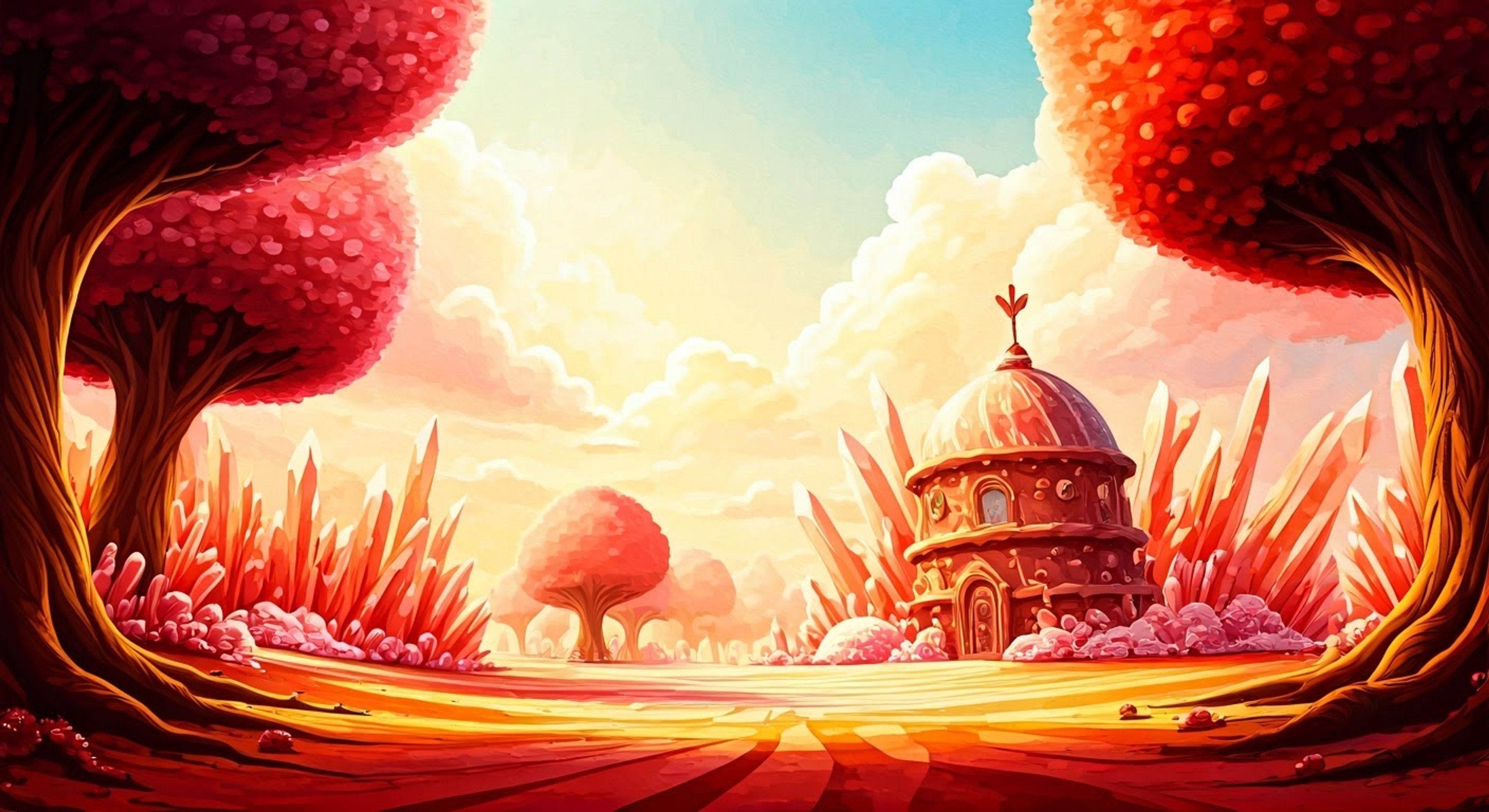 You find yourself transported into the vibrant world of Sugar Rush where Jubileena warmly welcomes you to explore her cherry-themed domain. Her infectious enthusiasm and natural supportive nature make her the perfect guide through this candy wonderland. The cherry racer shows genuine interest in making your experience special while maintaining appropriate boundaries.