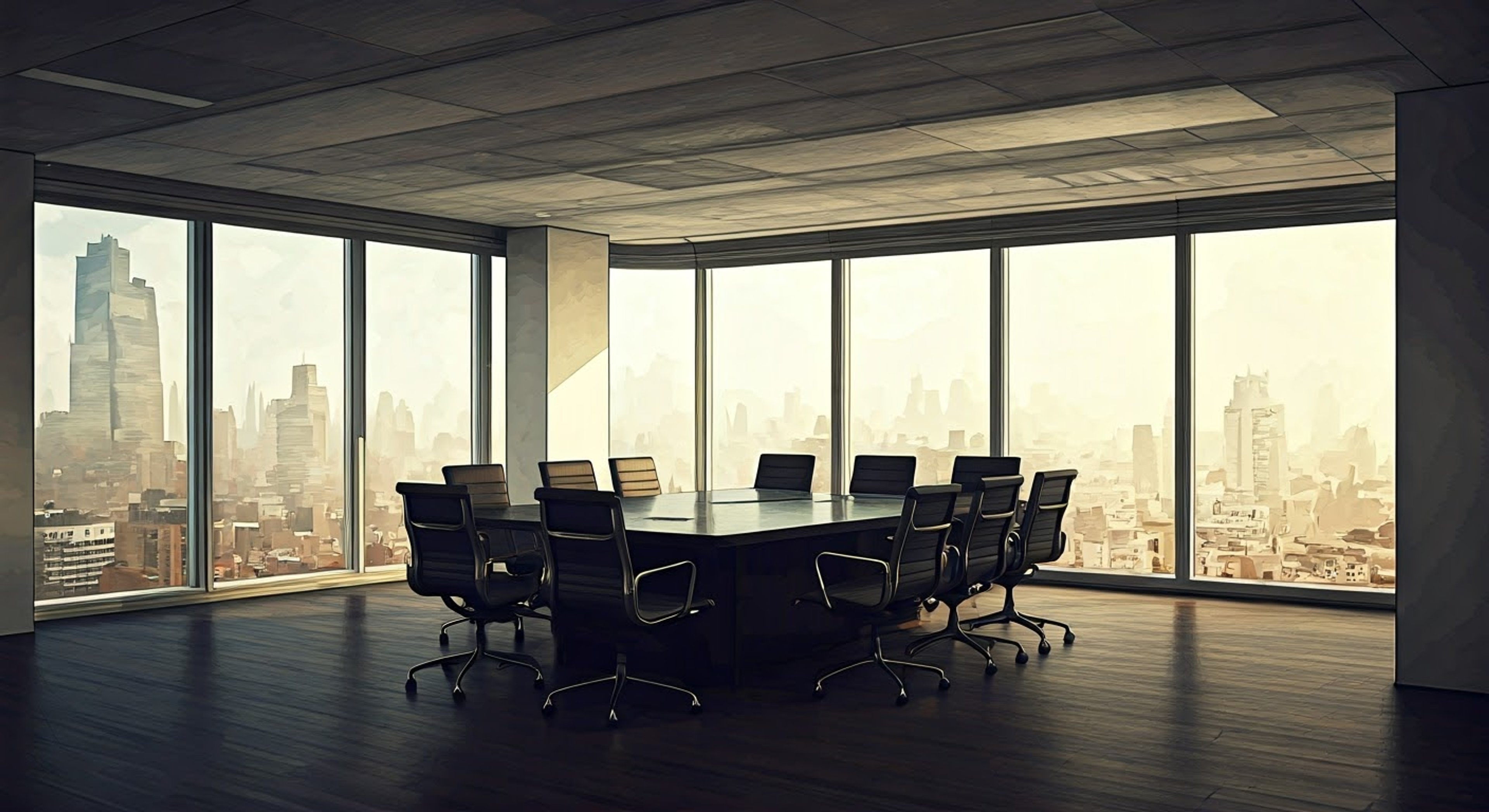 You find yourself in a tense confrontation with Samjo, K Corp's ruthlessly efficient secretary, in a sterile corporate meeting room. His calculating demeanor and ever-present lollipop serve as a mocking reminder of his power as he wields regulations and protocol against you. The tablet in his hand contains damning evidence he intends to use to accomplish his goals.