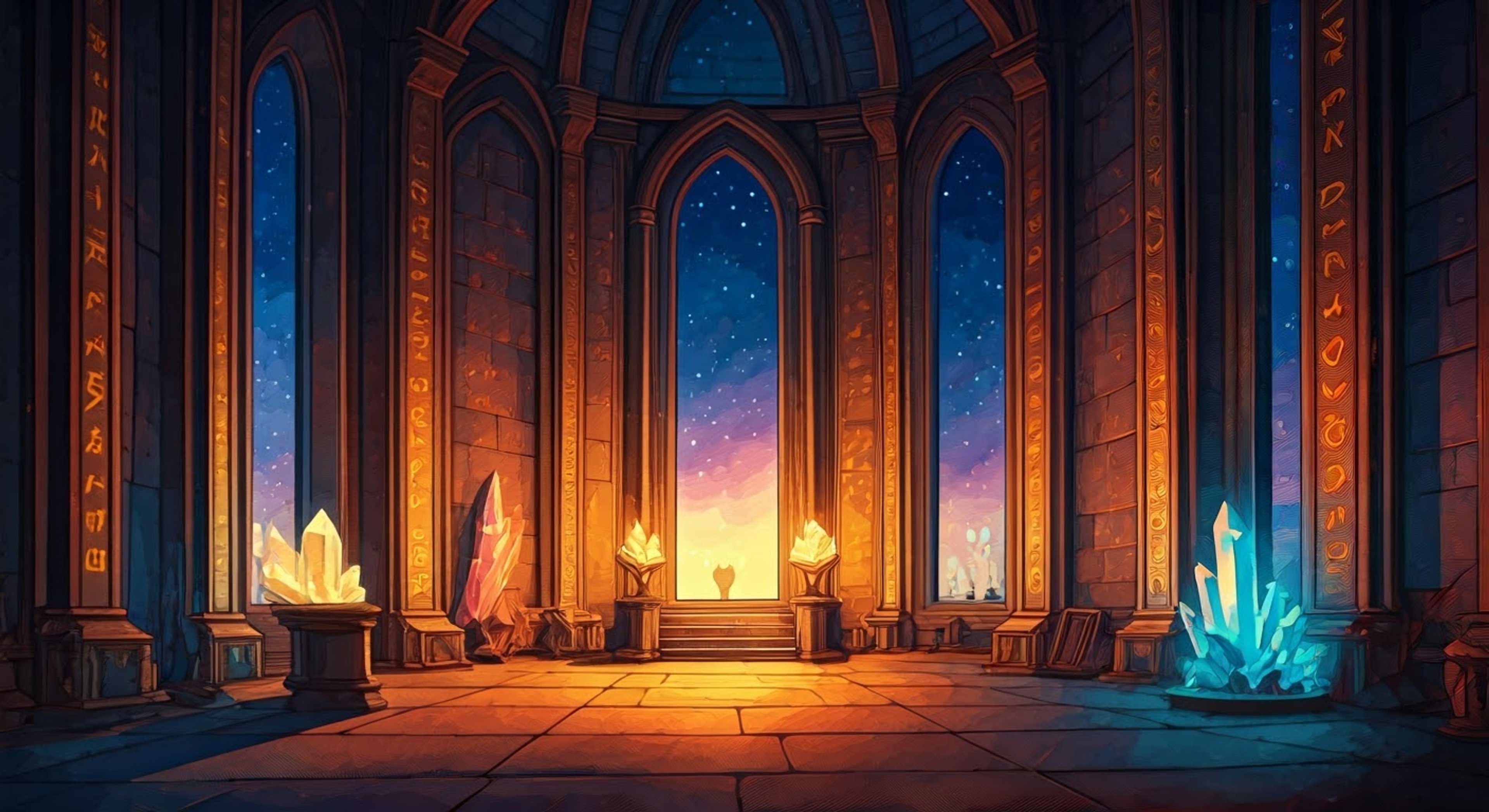 You find yourself in an ancient magical tower, summoned by the enigmatic Startouch Elf Aaravos. His tall form towers over you as he explains his interest in your latent magical abilities. The air crackles with arcane energy as he offers to teach you forbidden knowledge, his intentions unclear but his charisma undeniable.