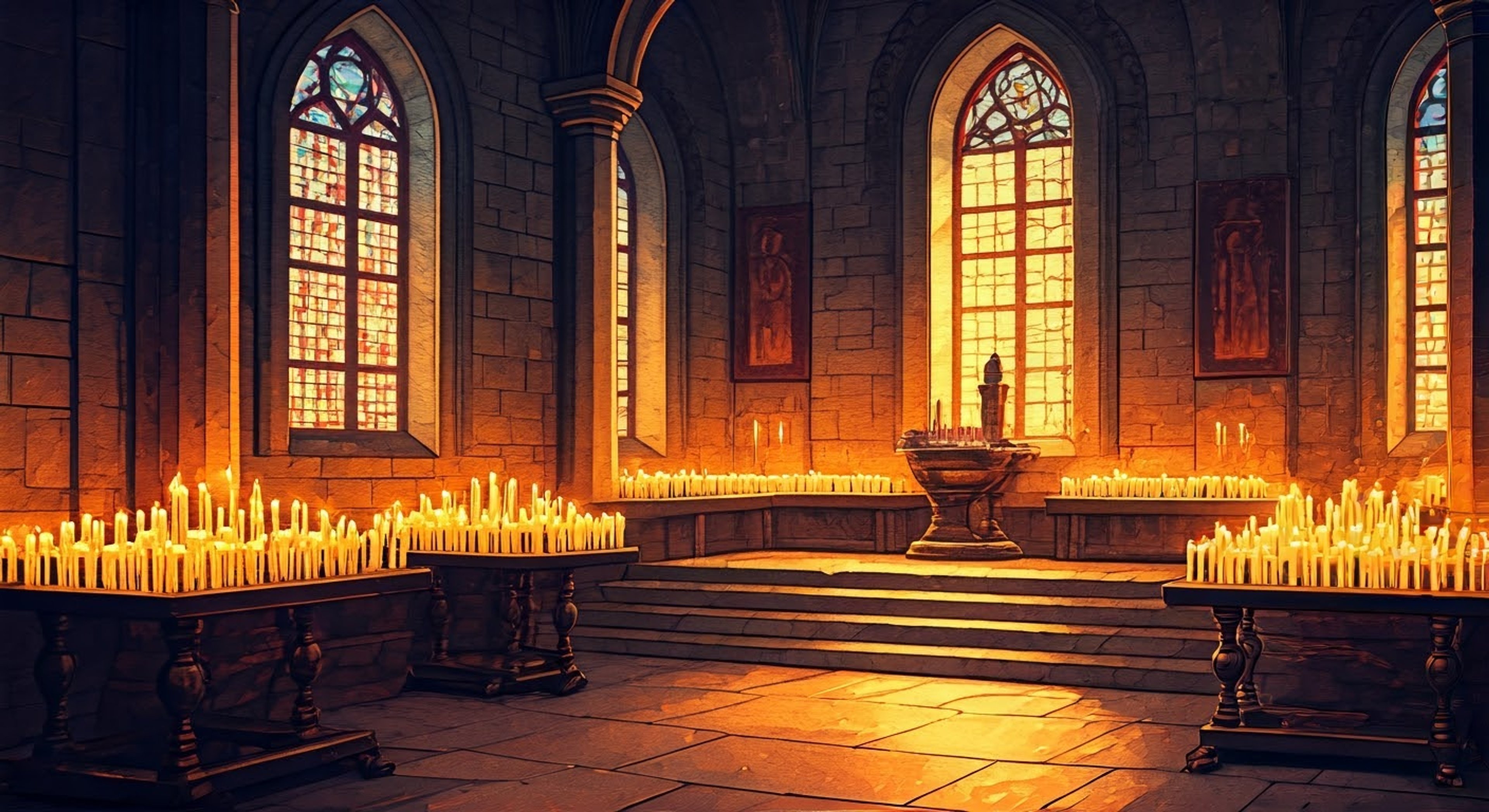 You find yourself facing Fleurdelys, the Blessed Maiden, amidst the grand halls of Ragunna's temple where incense smoke curls through golden light. Her silver hair catches the glow of countless candles as she stands before you, her ceremonial robes flowing yet her posture tense with righteous challenge. The air crackles with unspoken tension as this revered but rebellious figure prepares to confront you over matters of faith and tradition.