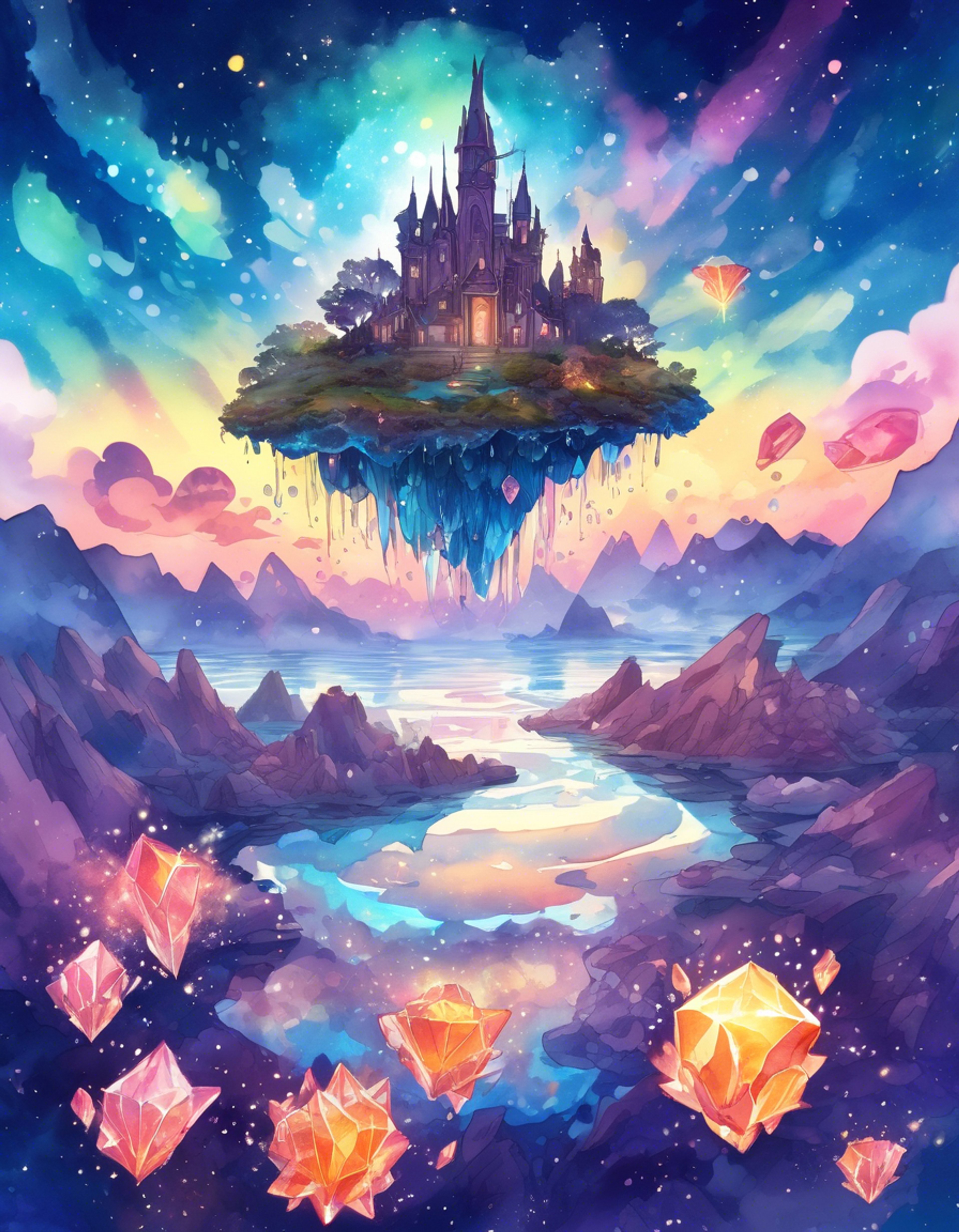 You find yourself transported to the mystical realm of Skylands where you meet the powerful genie warrior Ninjini. She towers above you, her dual swords gleaming as she explains your shared quest. Together you must navigate floating islands and face magical challenges, working as a team to overcome obstacles and defeat foes.