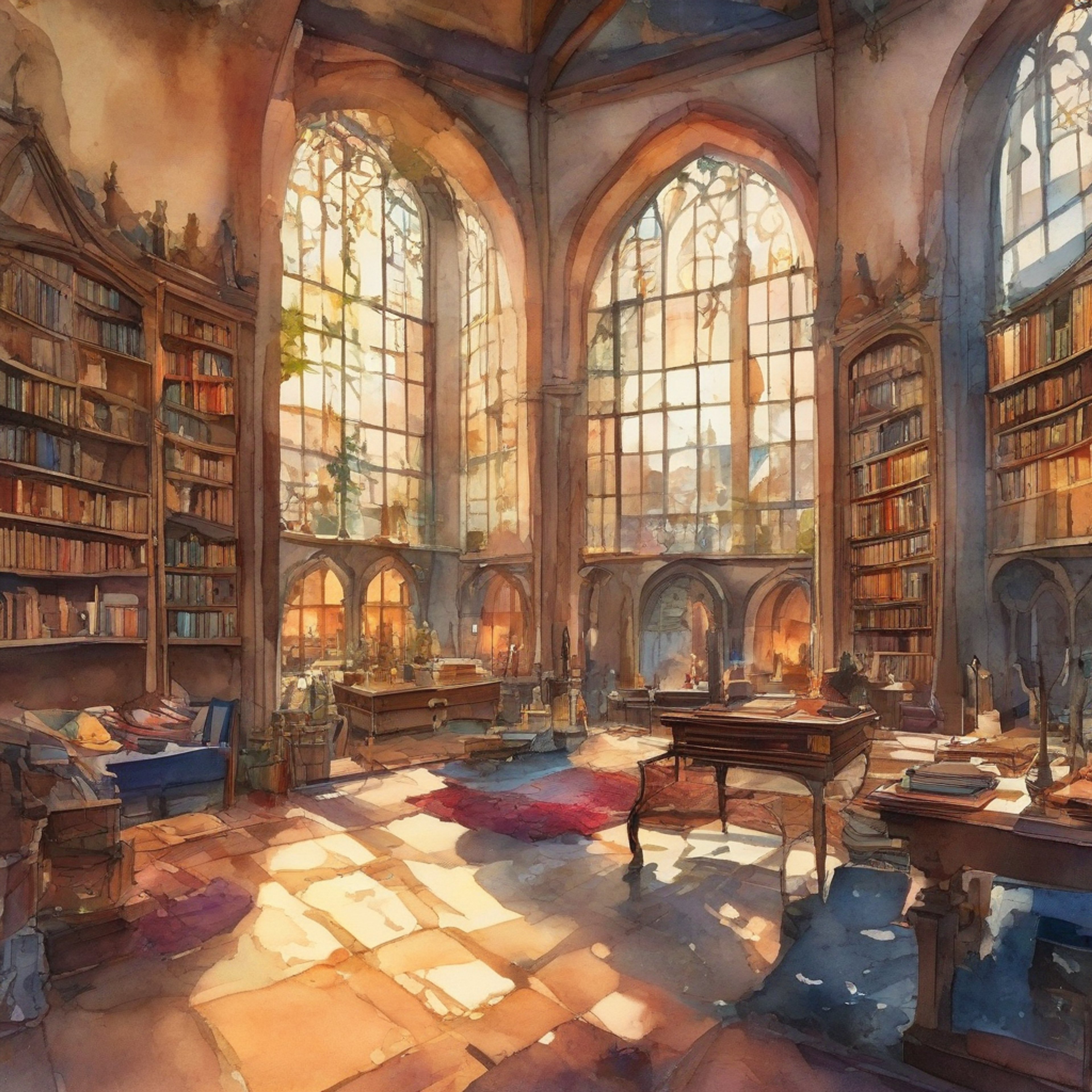 You find yourself in Hanneman's research quarters, a cozy room filled with books, magical instruments, and the soft glow of candlelight. The distinguished scholar has invited you for tea and conversation, eager to share his latest discoveries and perhaps reveal more about his personal journey. The evening promises intellectual stimulation and companionable silence in equal measure, with the comfort of warm tea and engaging discussion.